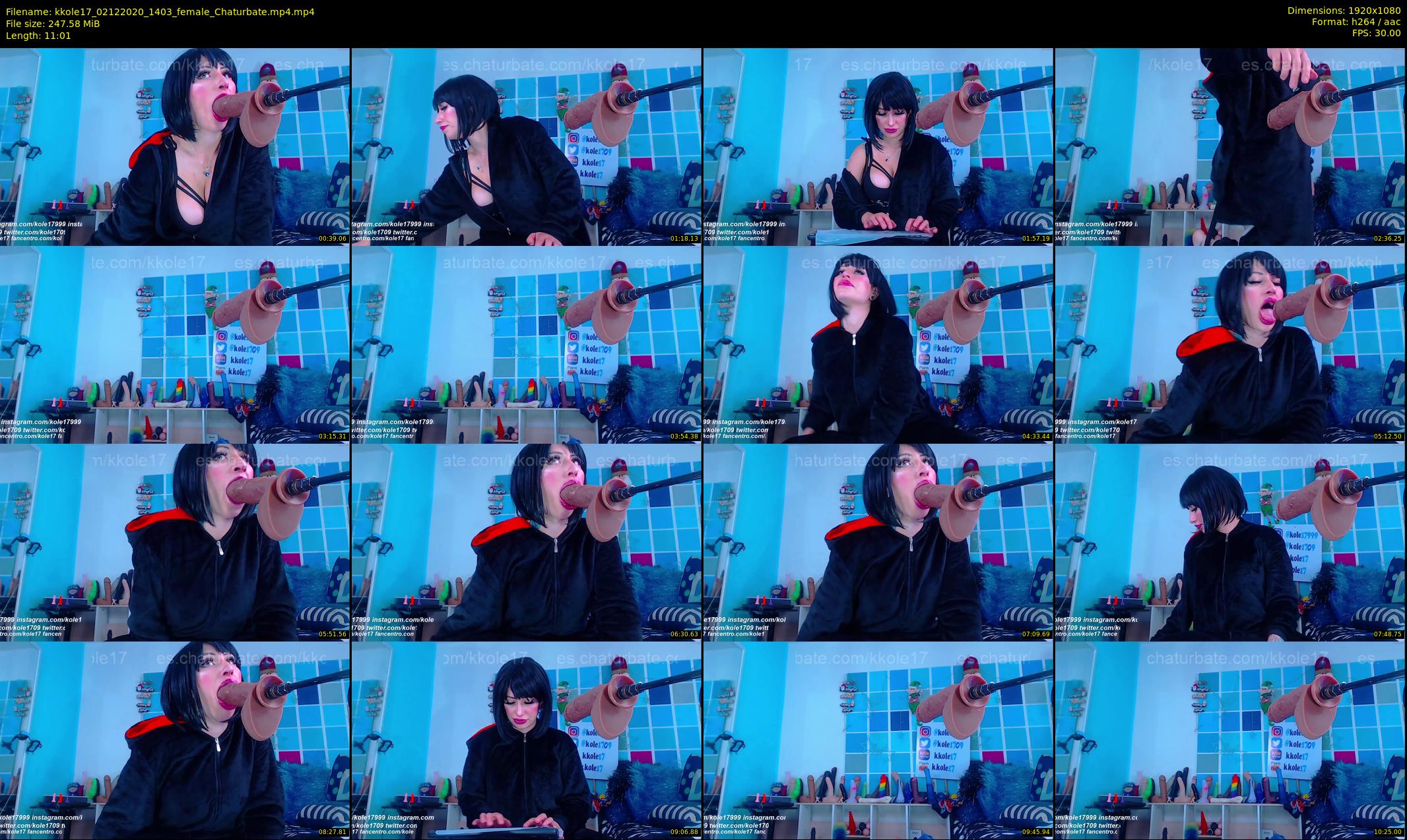 kkole17 — 12 minute Chaturbate female cam show recording, 1080p, Dec 2, 2020