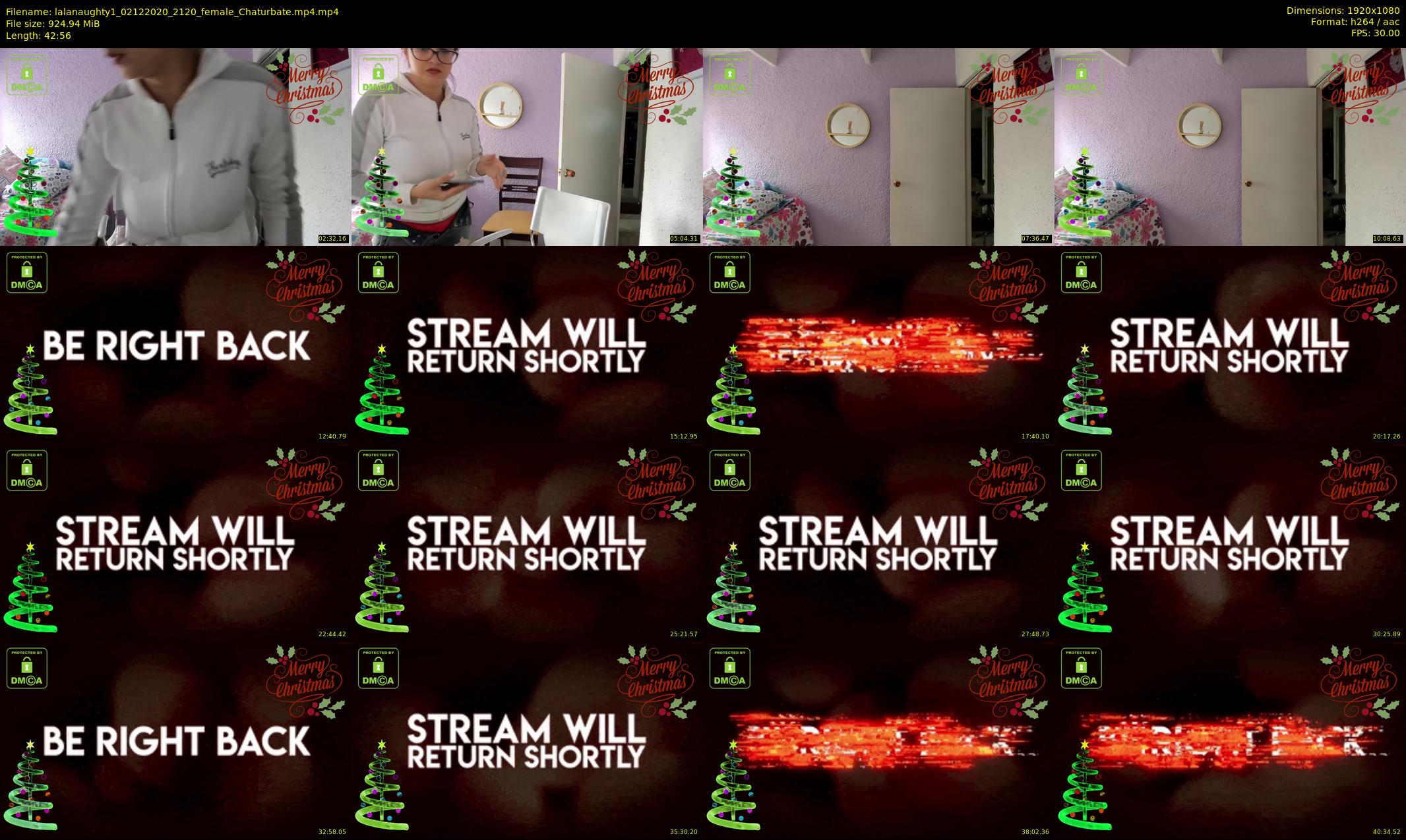 lalanaughty1 — 43 minute Chaturbate female cam show recording, 1080p, Dec 2, 2020
