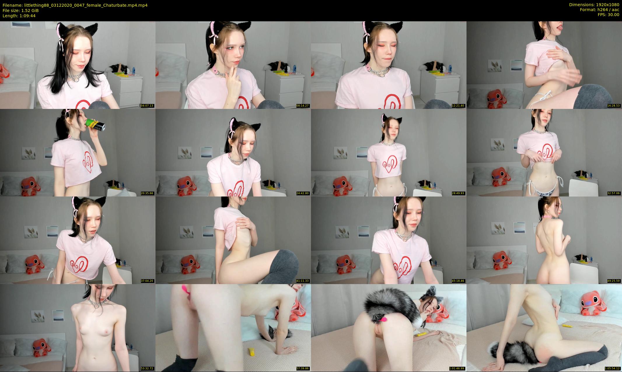littlething88 — 70 minute Chaturbate female cam show recording, 1080p, Dec 3, 2020