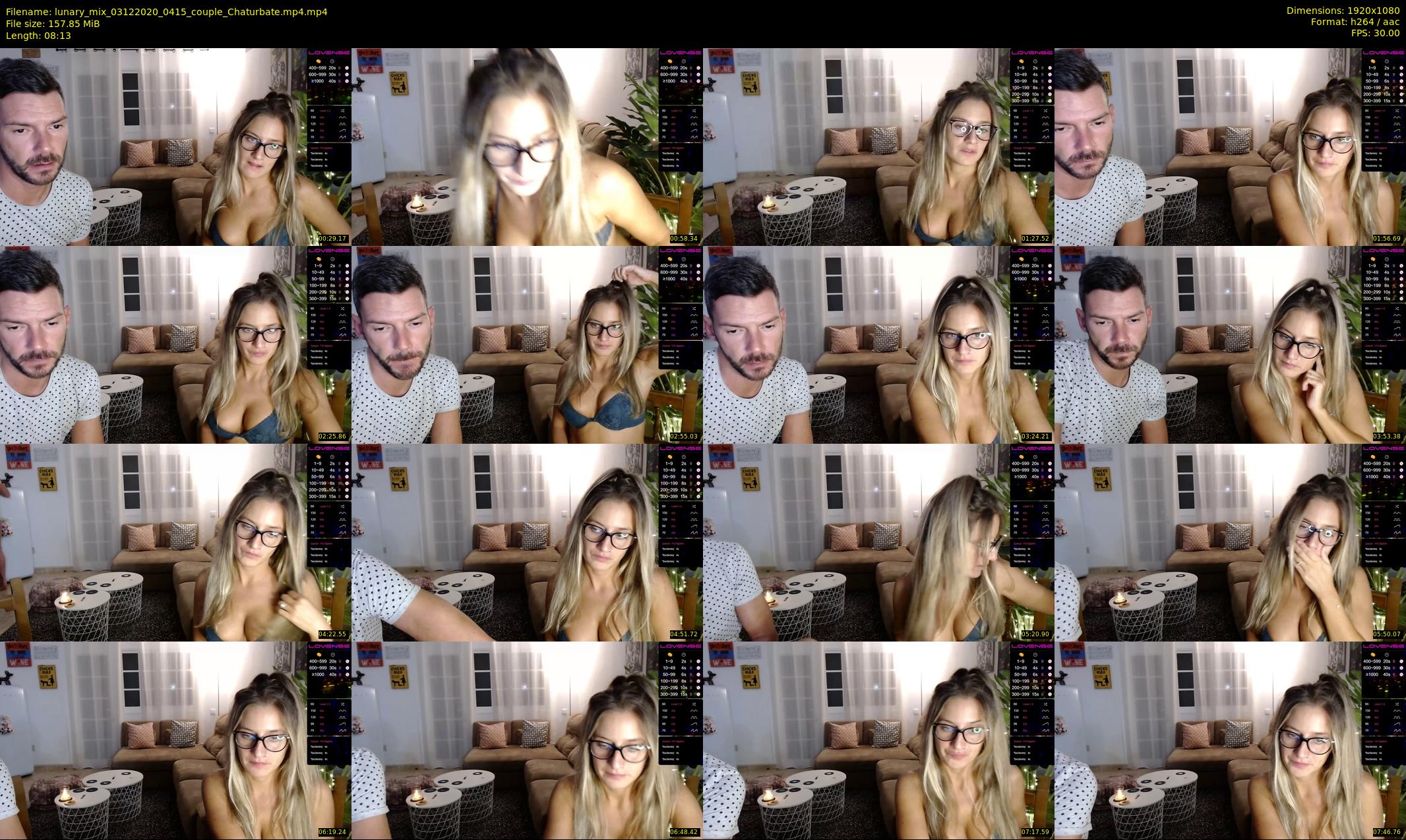 lunary_mix — 9 minute Chaturbate couple cam show recording, 1080p, Dec 3, 2020