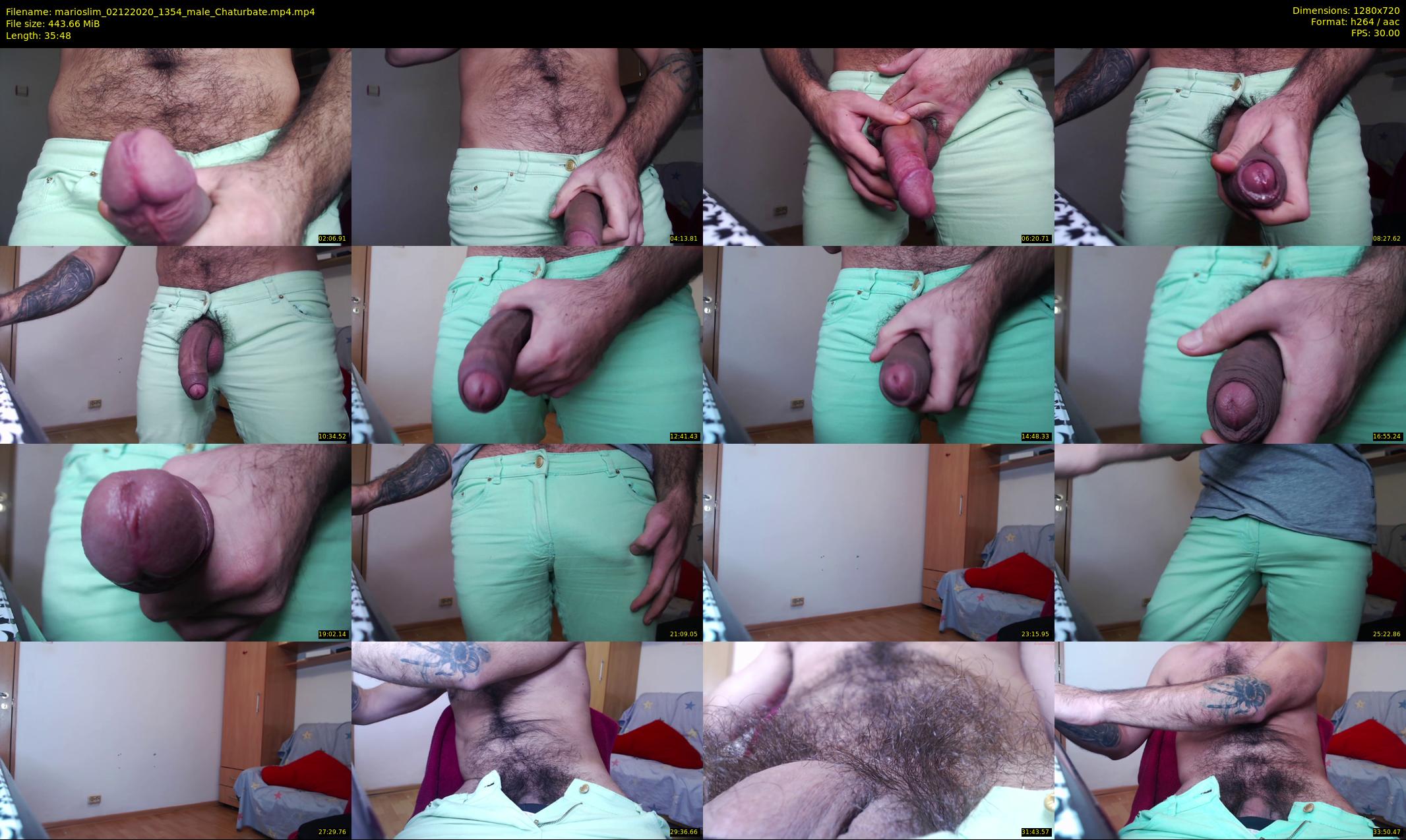 marioslim — 36 minute Chaturbate male cam show recording, 720p, Dec 2, 2020