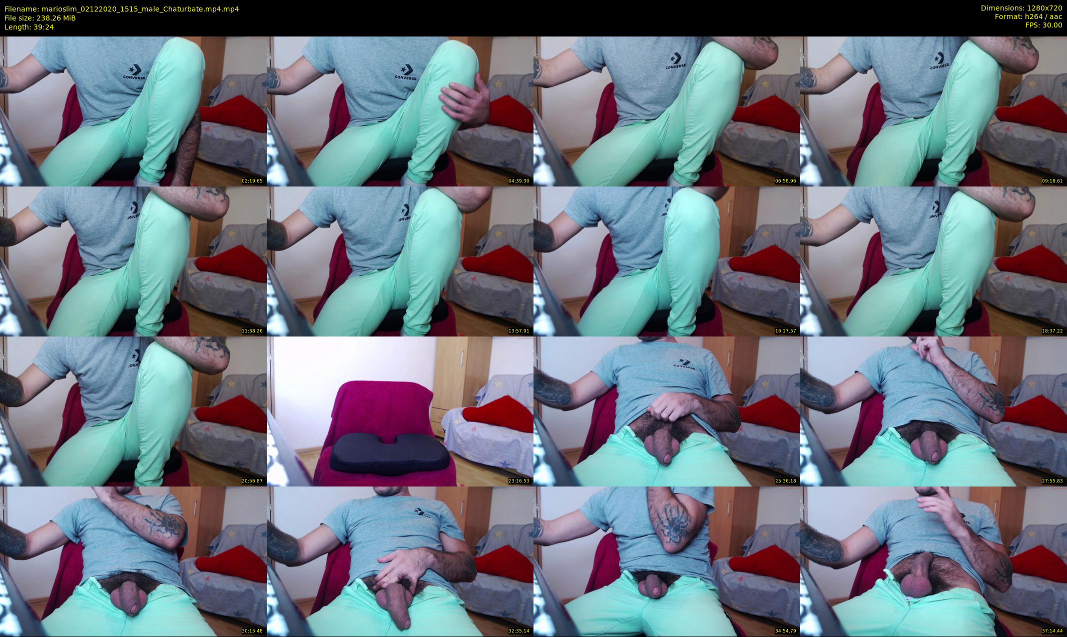 marioslim — 40 minute Chaturbate male cam show recording, 720p, Dec 2, 2020