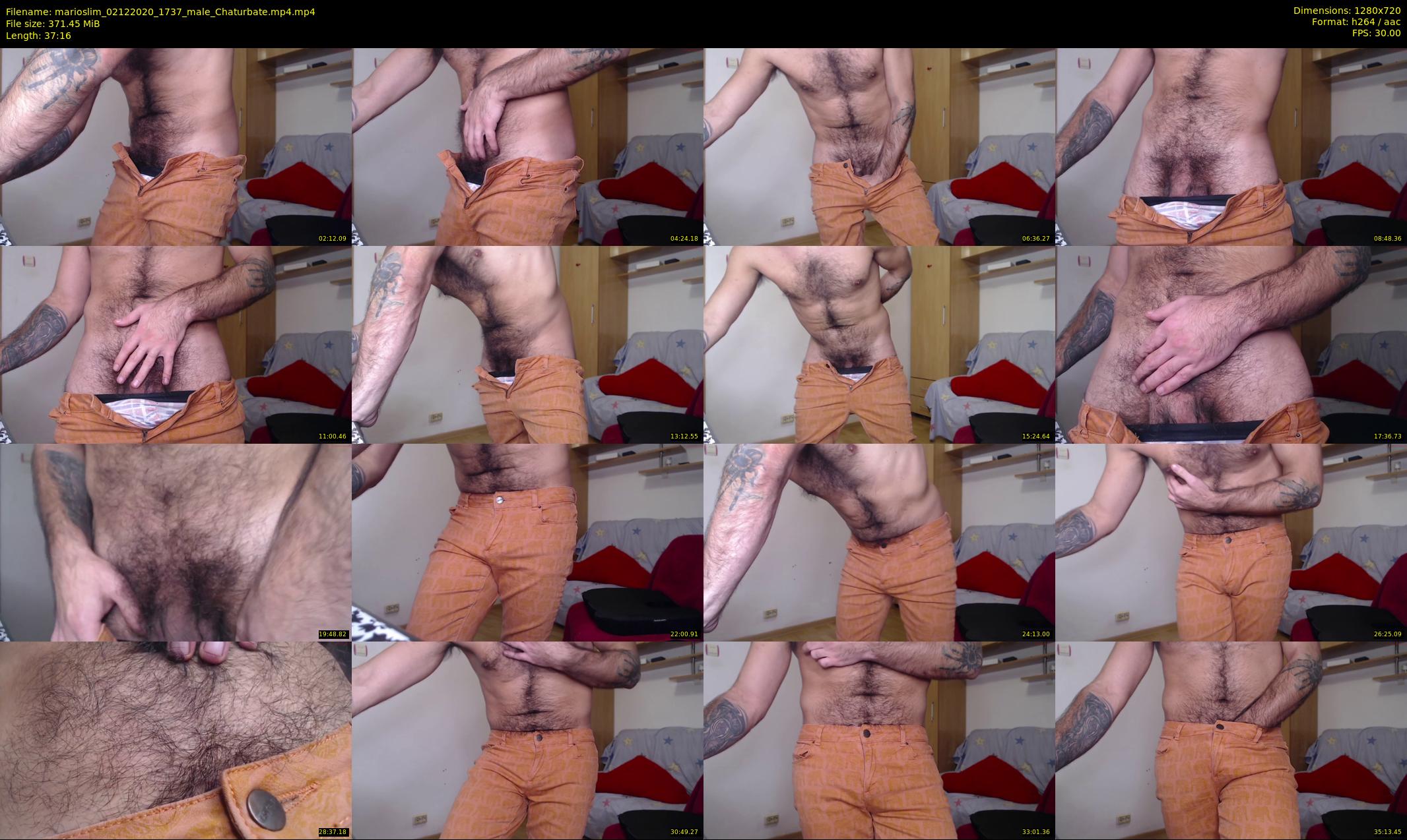marioslim — 38 minute Chaturbate male cam show recording, 720p, Dec 2, 2020