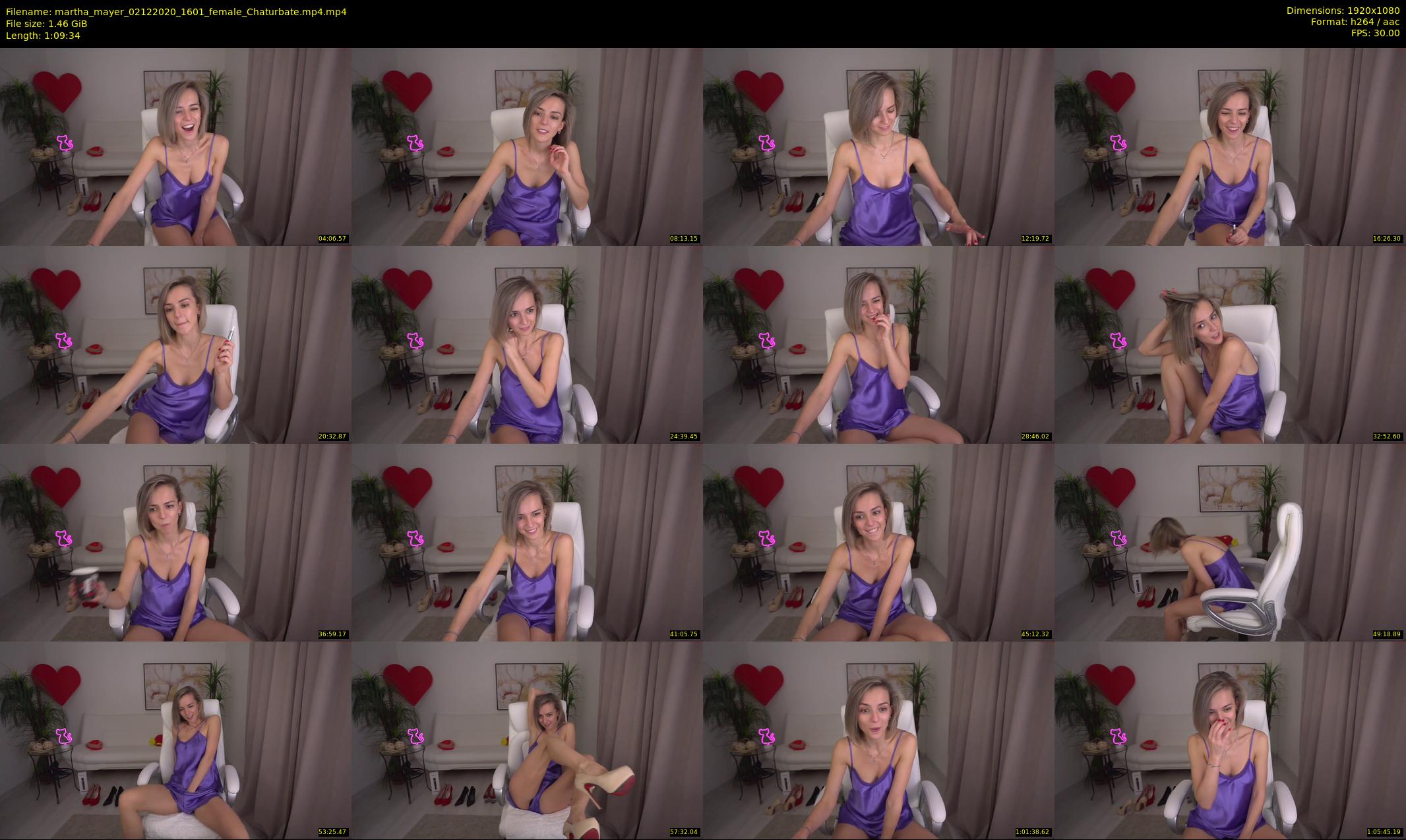martha_mayer — 70 minute Chaturbate female cam show recording, 1080p, Dec 2, 2020