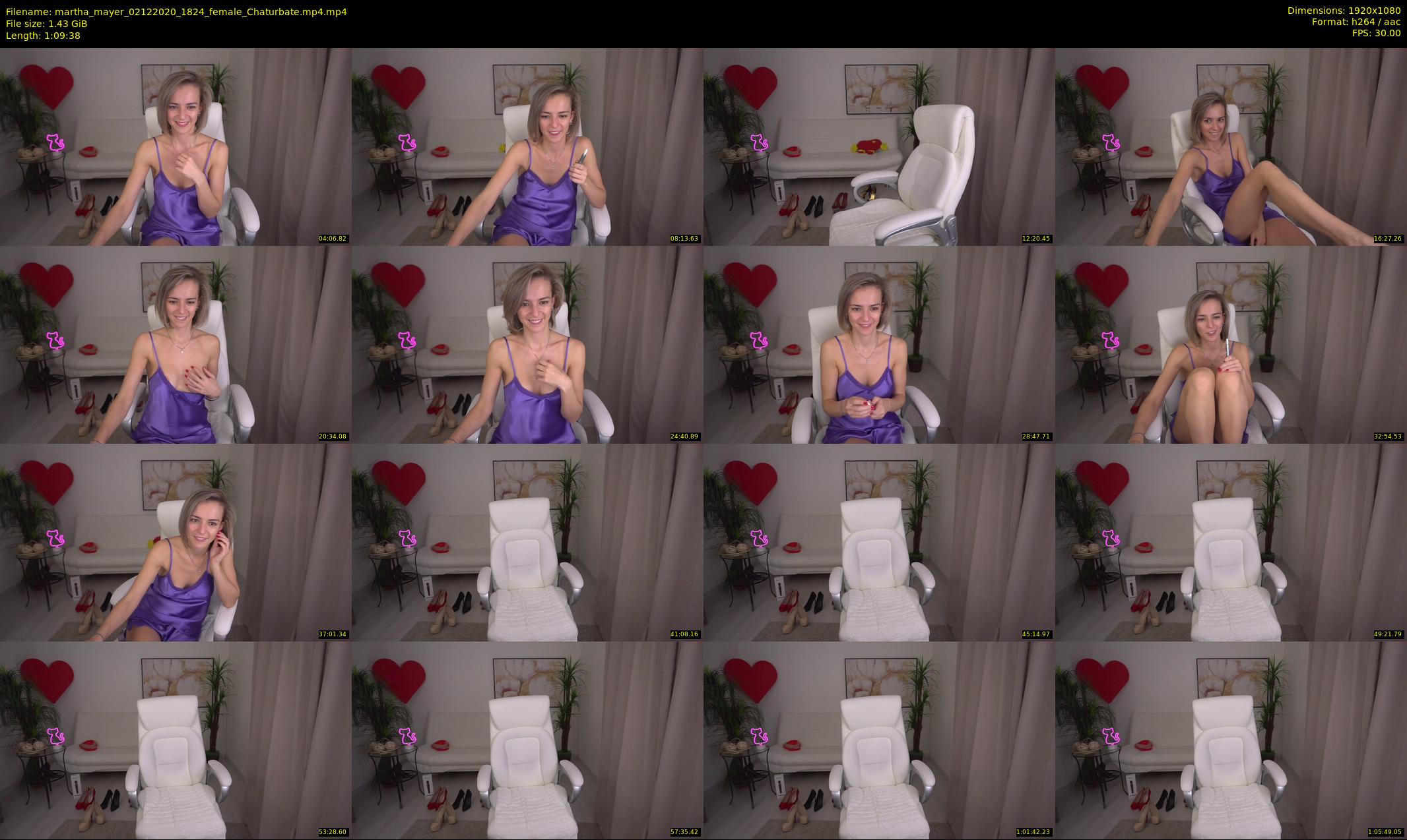 martha_mayer — 70 minute Chaturbate female cam show recording, 1080p, Dec 2, 2020