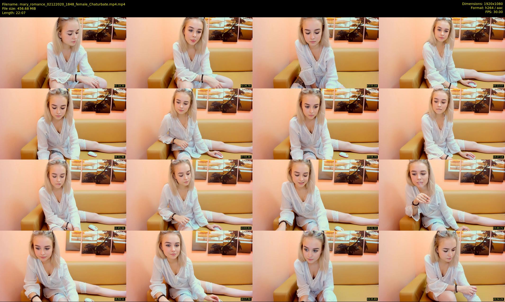 mary_romance — 23 minute Chaturbate female cam show recording, 1080p, Dec 2, 2020