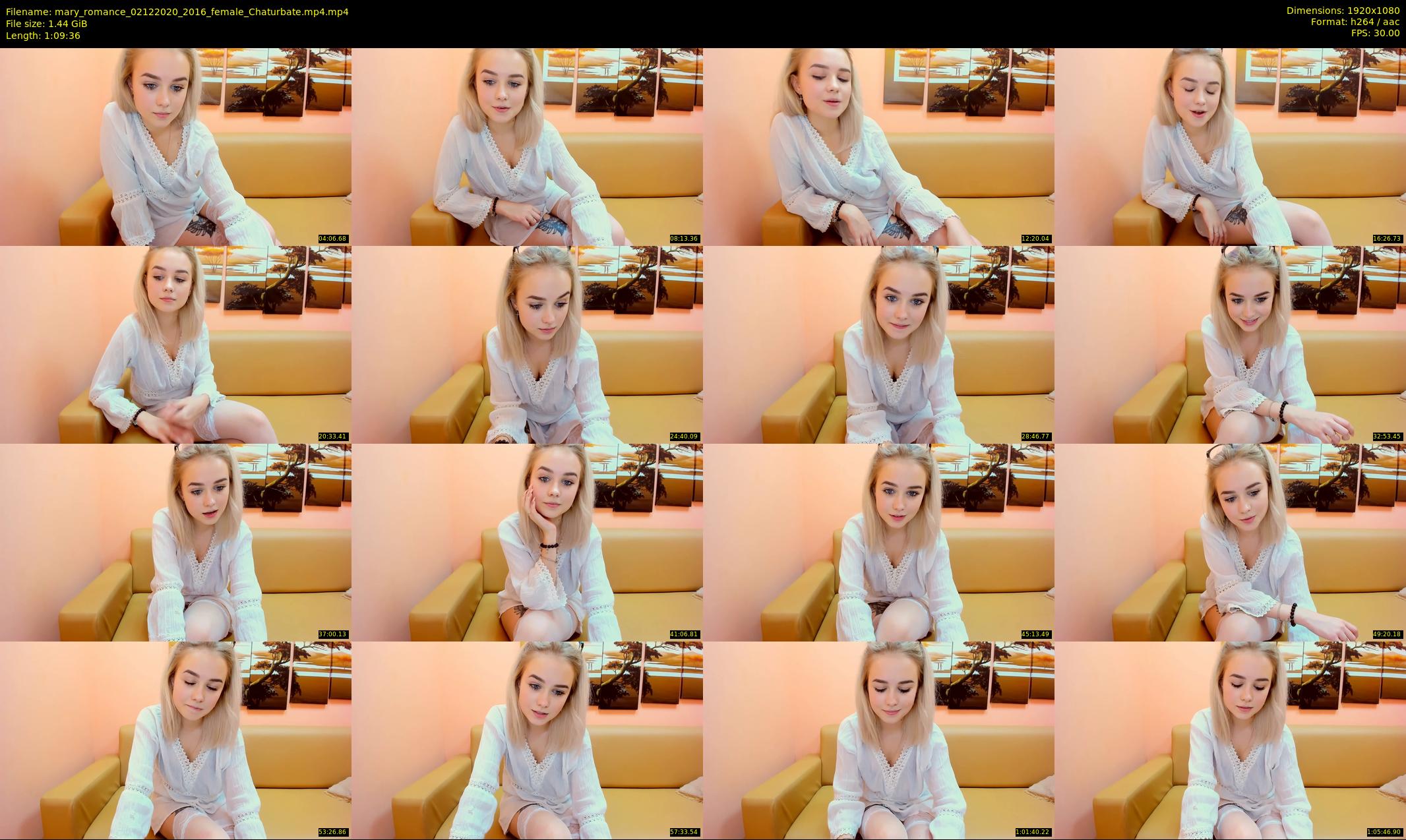 mary_romance — 70 minute Chaturbate female cam show recording, 1080p, Dec 2, 2020