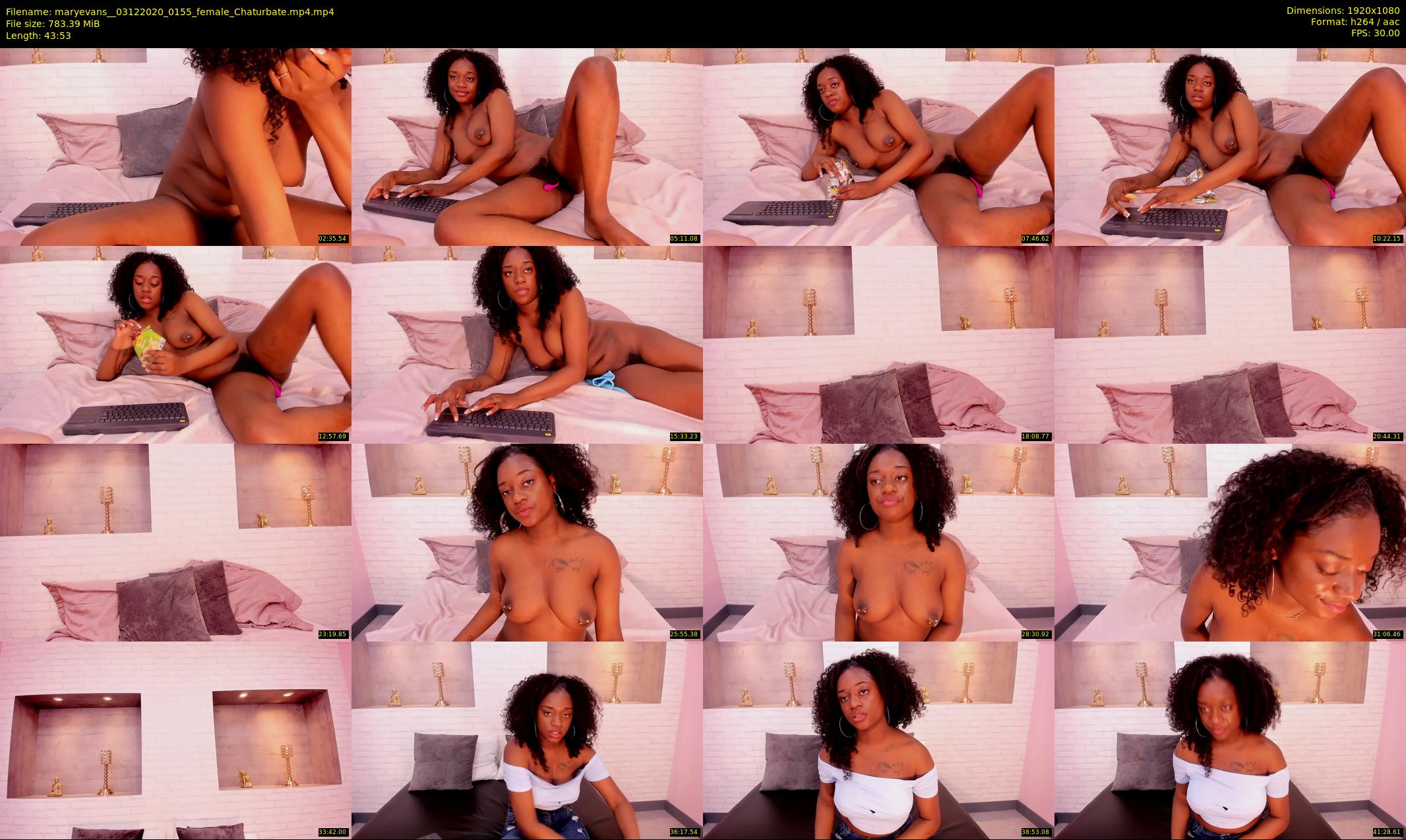 maryevans_ — 44 minute Chaturbate female cam show recording, 1080p, Dec 3, 2020