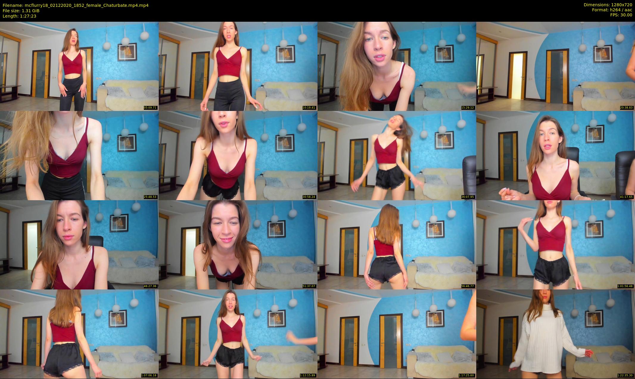 mcflurry18 — 88 minute Chaturbate female cam show recording, 720p, Dec 2, 2020