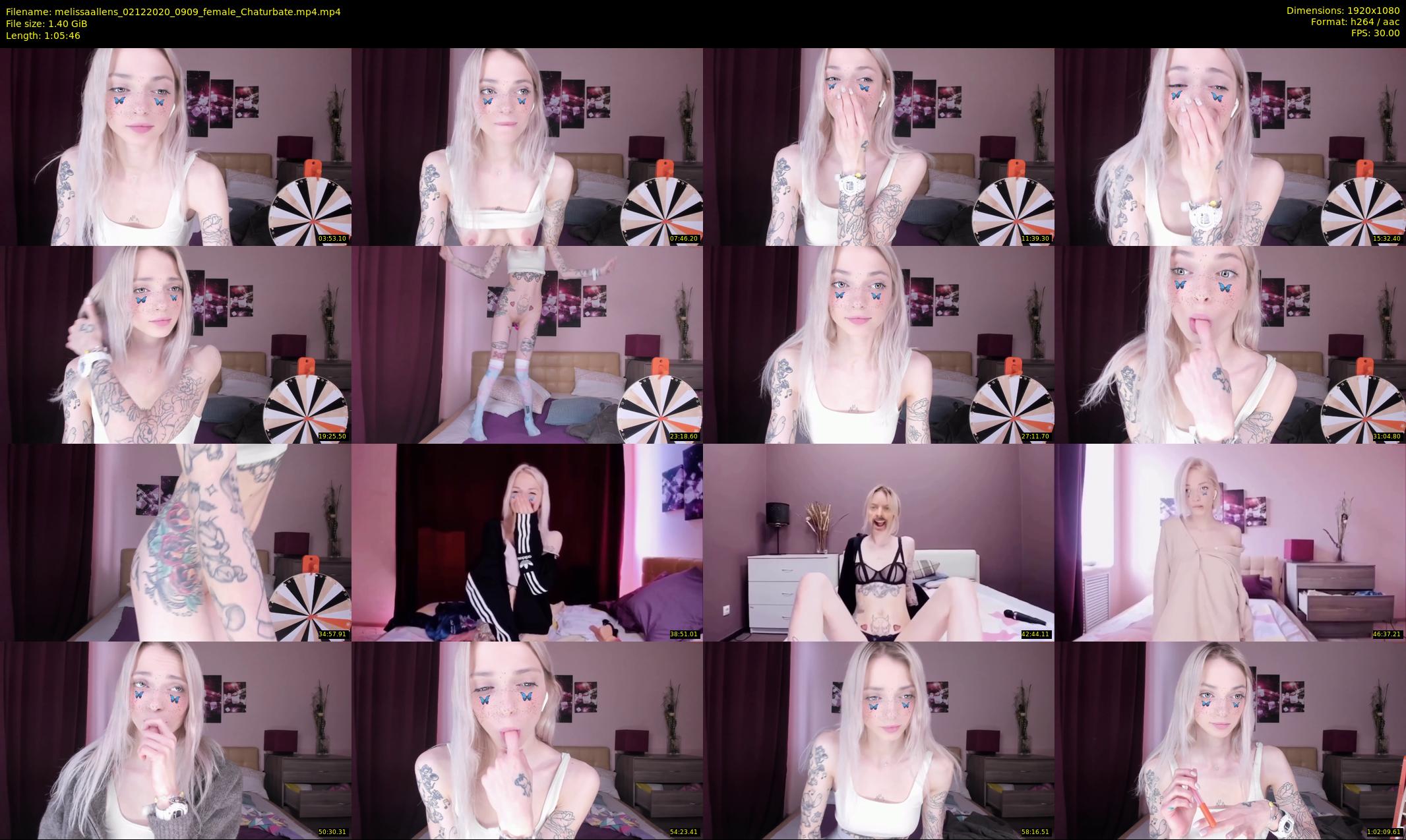 melissaallens — 66 minute Chaturbate female cam show recording, 1080p, Dec 2, 2020