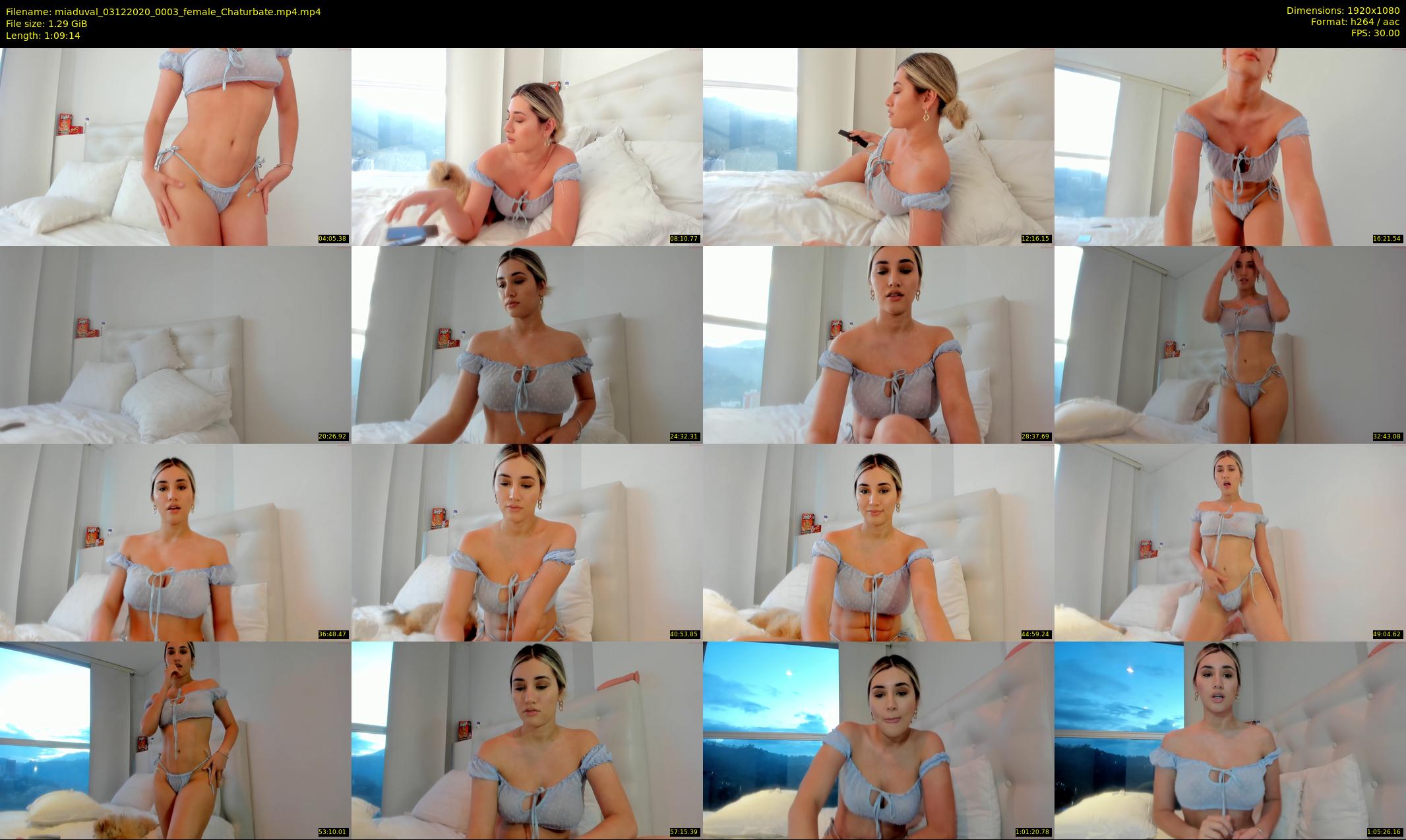 miaduval — 70 minute Chaturbate female cam show recording, 1080p, Dec 3, 2020