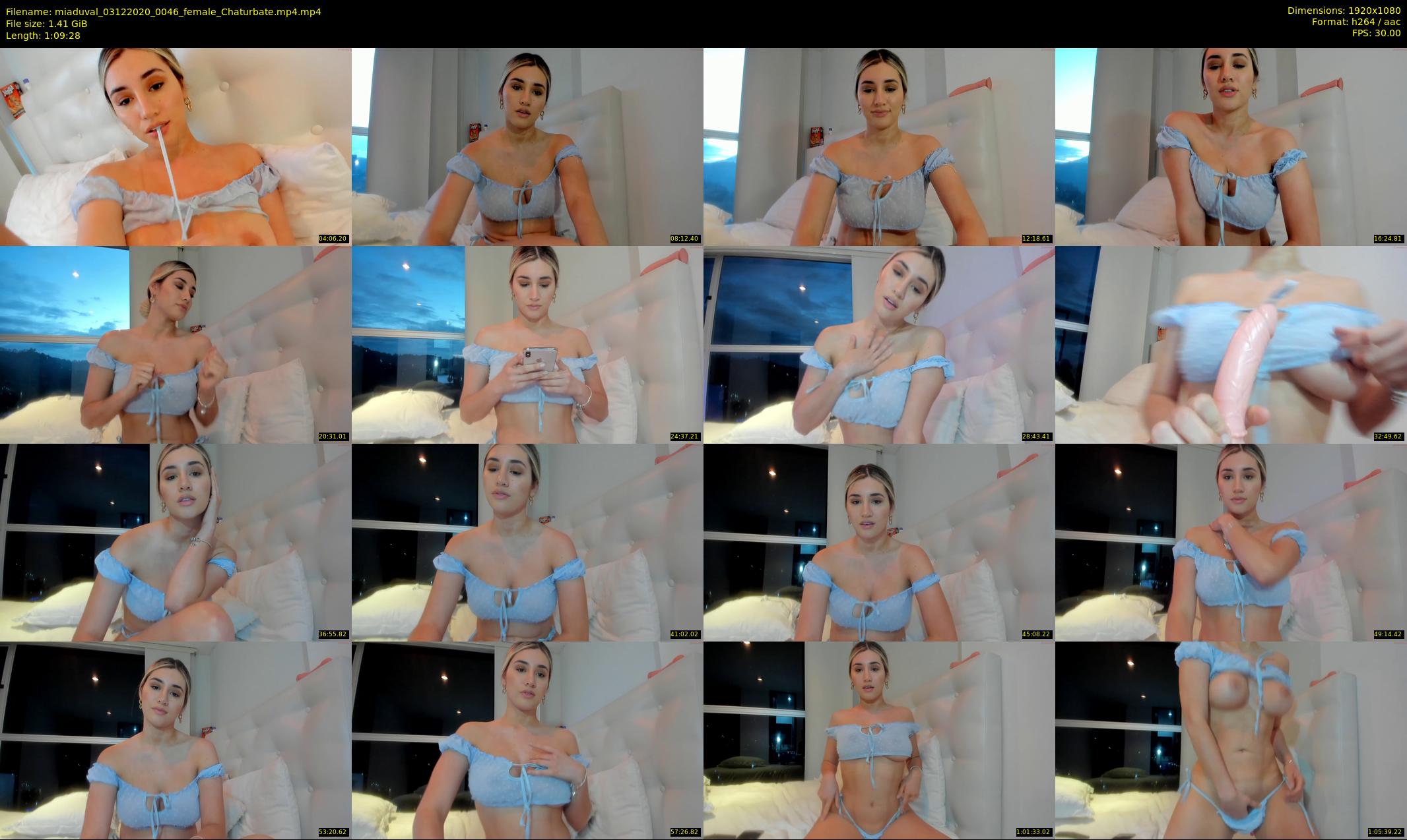miaduval — 70 minute Chaturbate female cam show recording, 1080p, Dec 3, 2020