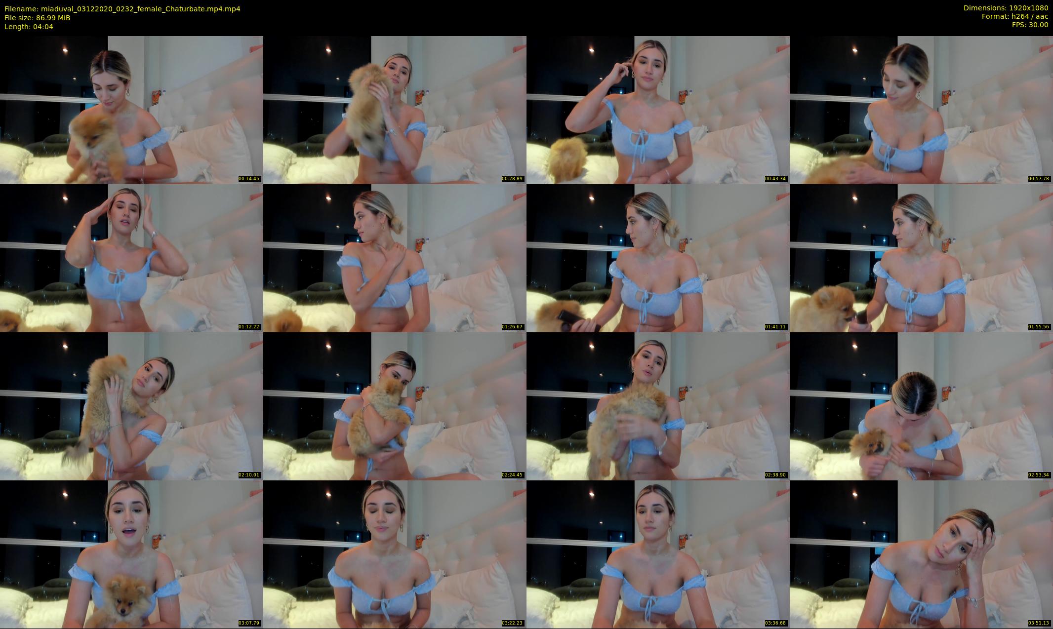miaduval — 5 minute Chaturbate female cam show recording, 1080p, Dec 3, 2020
