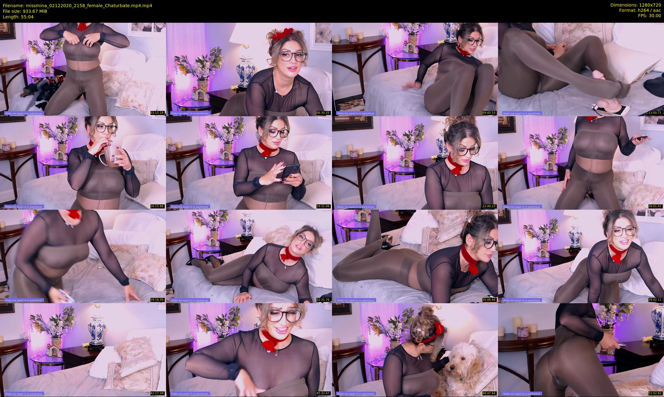 missmina — 56 minute Chaturbate female cam show recording, 720p, Dec 2, 2020
