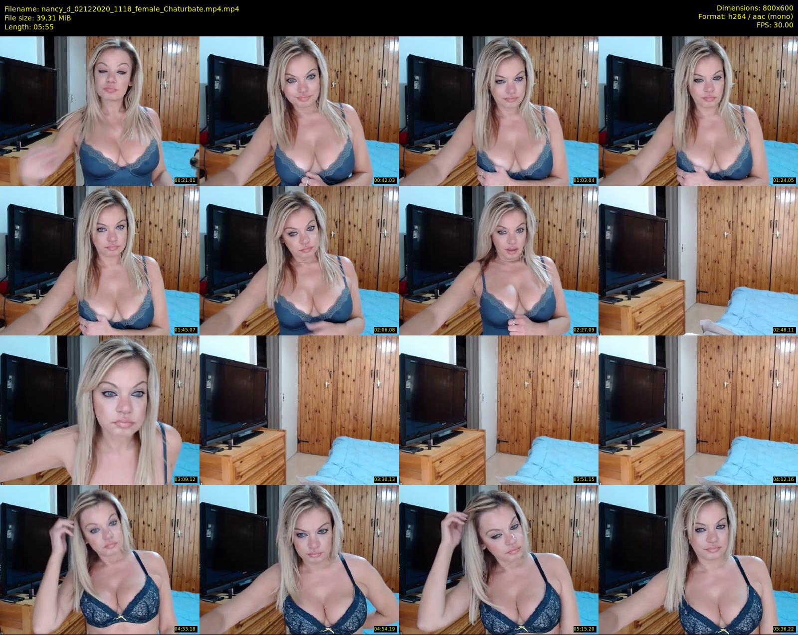 nancy_d — 6 minute Chaturbate female cam show recording, 480p, Dec 2, 2020