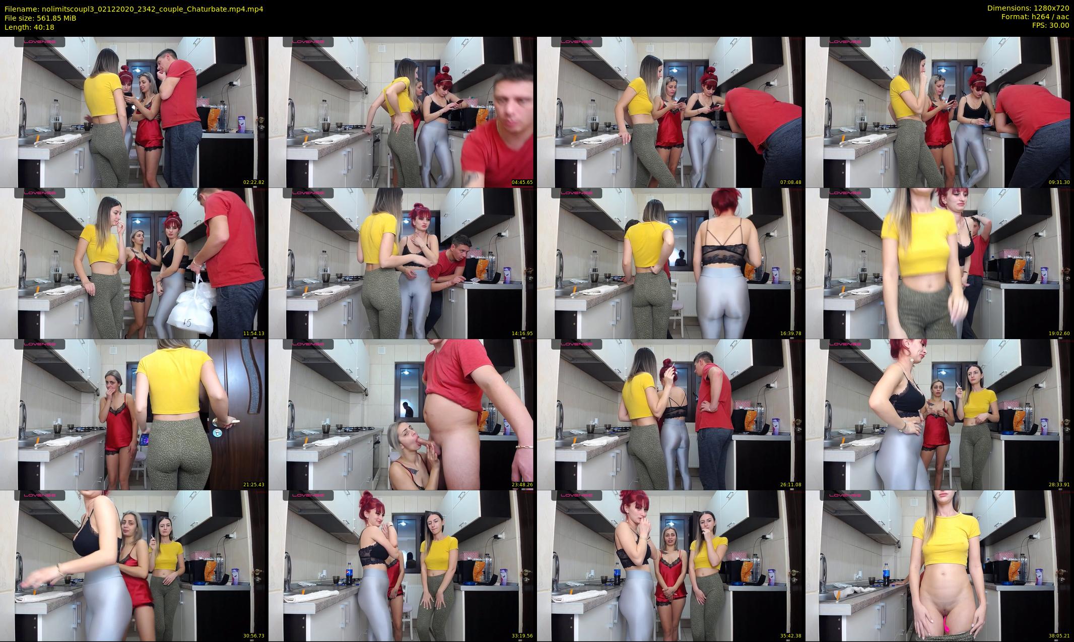 nolimitscoupl3 — 41 minute Chaturbate couple cam show recording, 720p, Dec 2, 2020