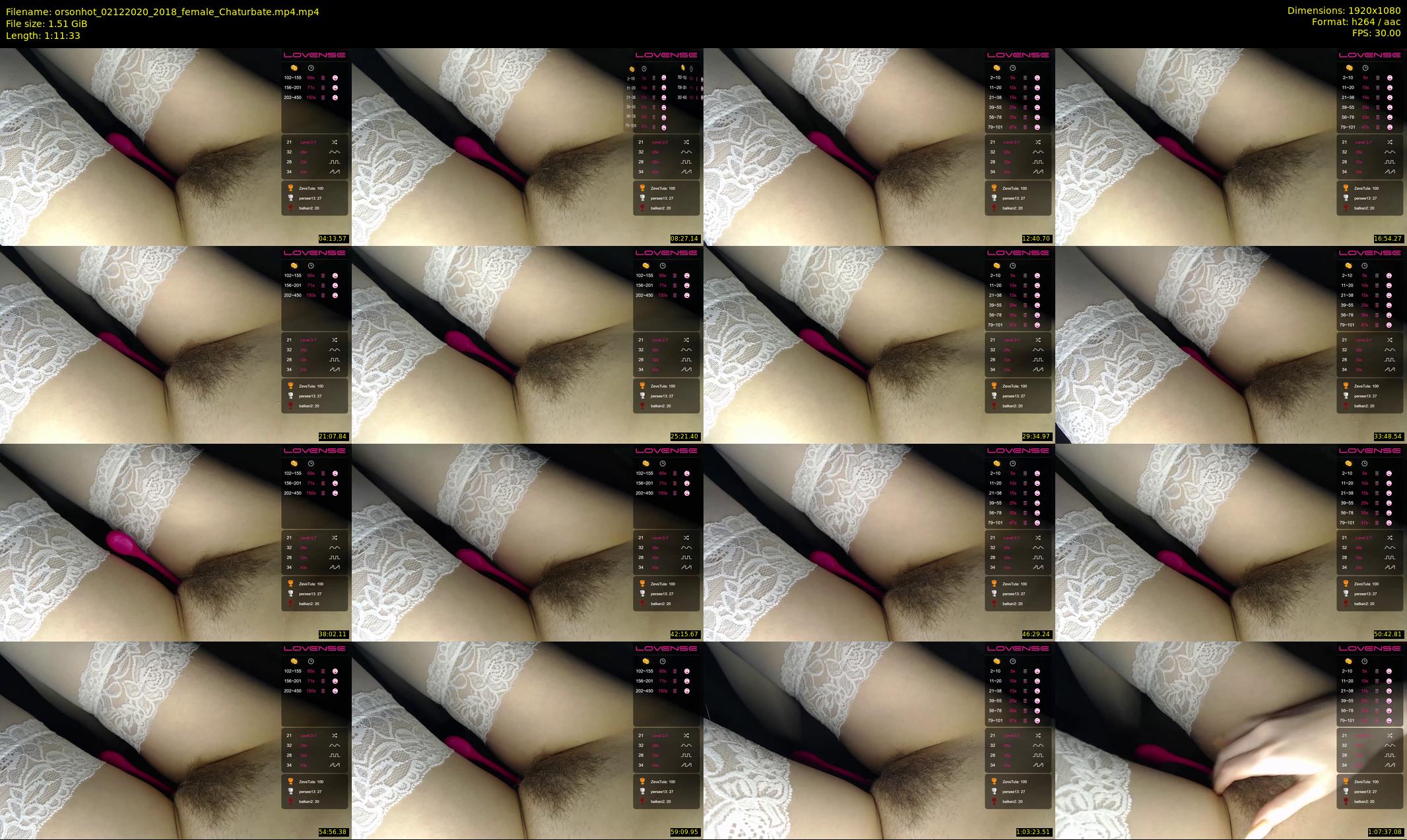 orsonhot — 72 minute Chaturbate female cam show recording, 1080p, Dec 2, 2020
