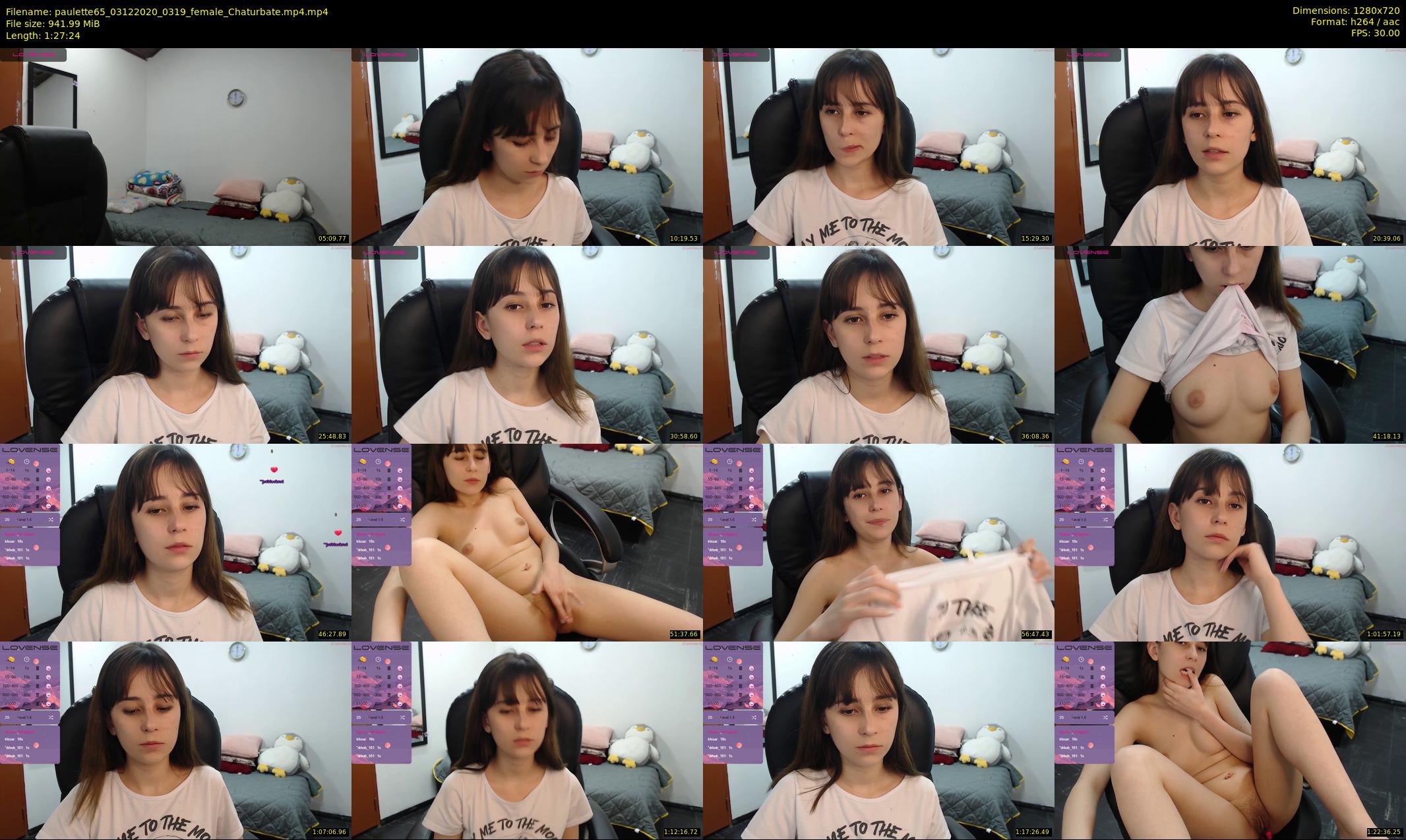 paulette65 — 88 minute Chaturbate female cam show recording, 720p, Dec 3, 2020
