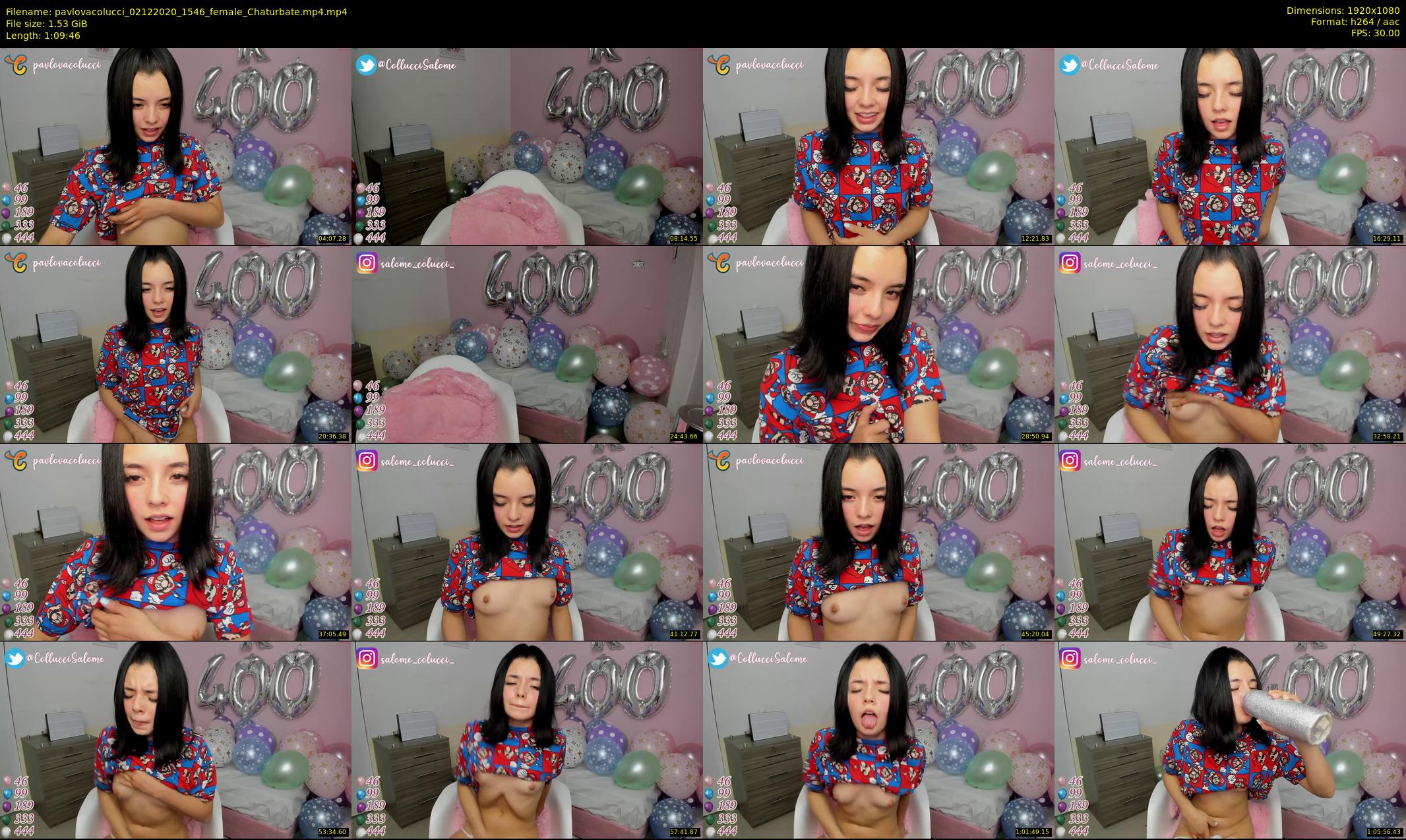 pavlovacolucci — 70 minute Chaturbate female cam show recording, 1080p, Dec 2, 2020