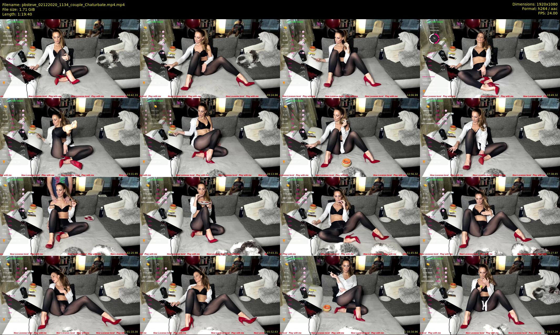 pbsteve — 80 minute Chaturbate couple cam show recording, 1080p, Dec 2, 2020