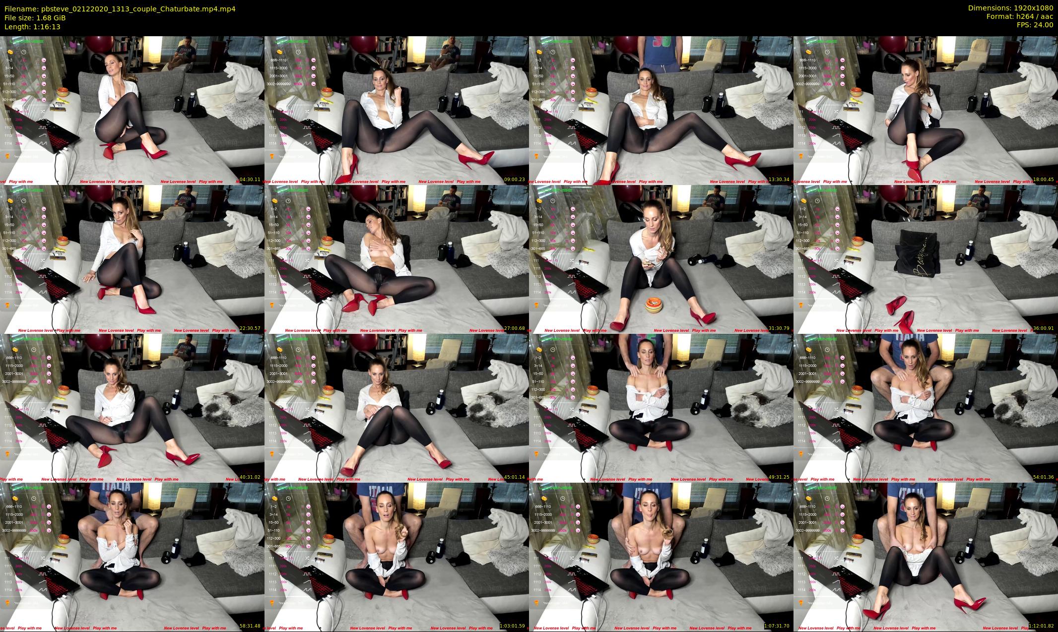 pbsteve — 77 minute Chaturbate couple cam show recording, 1080p, Dec 2, 2020