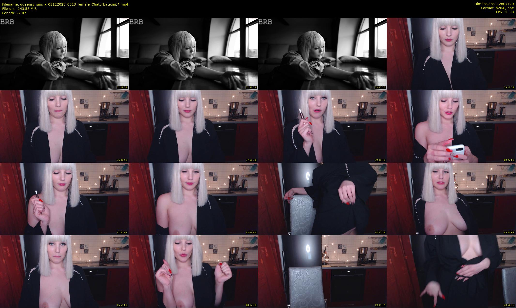 queensy_sins_x — 23 minute Chaturbate female cam show recording, 720p, Dec 3, 2020