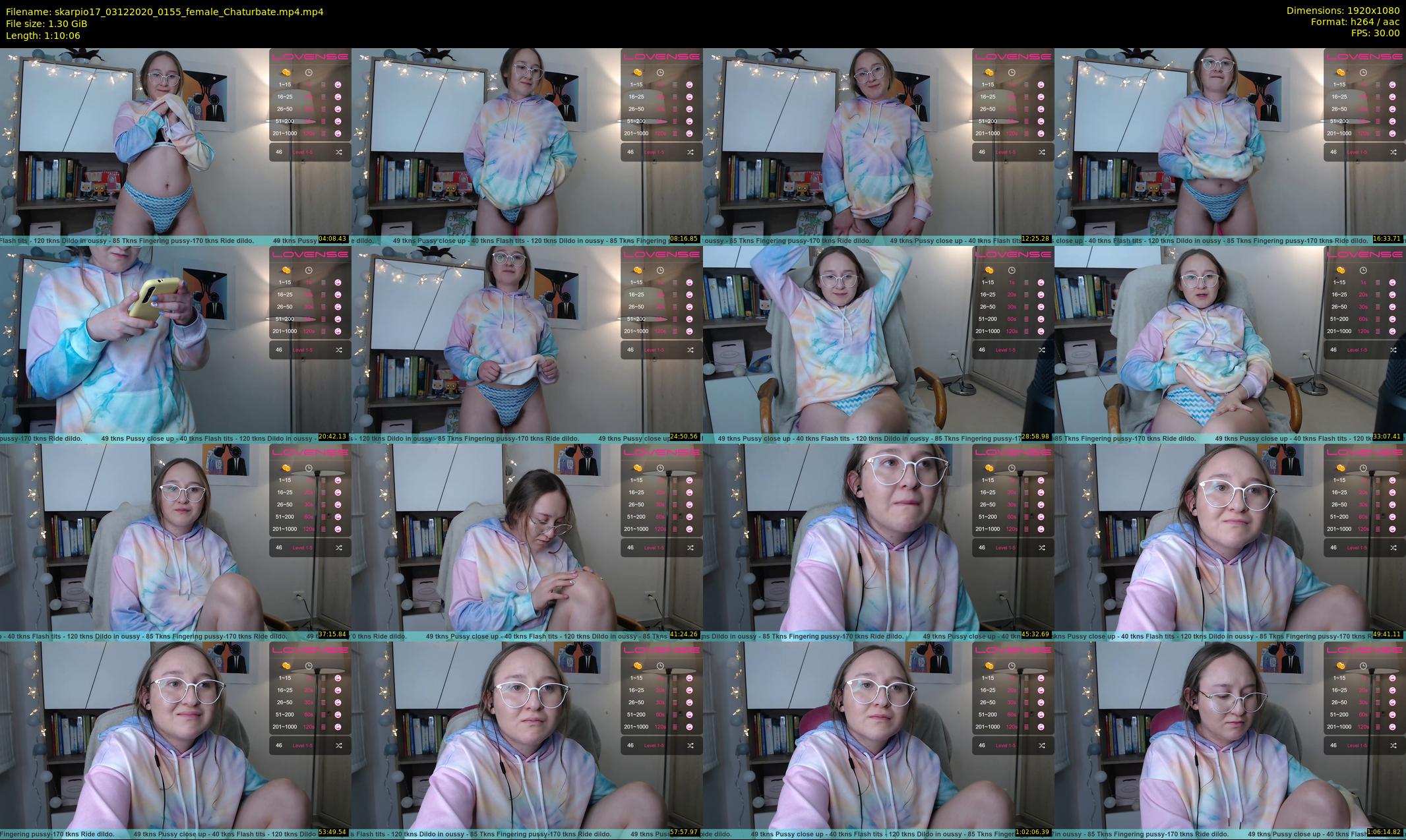 skarpio17 — 71 minute Chaturbate female cam show recording, 1080p, Dec 3, 2020