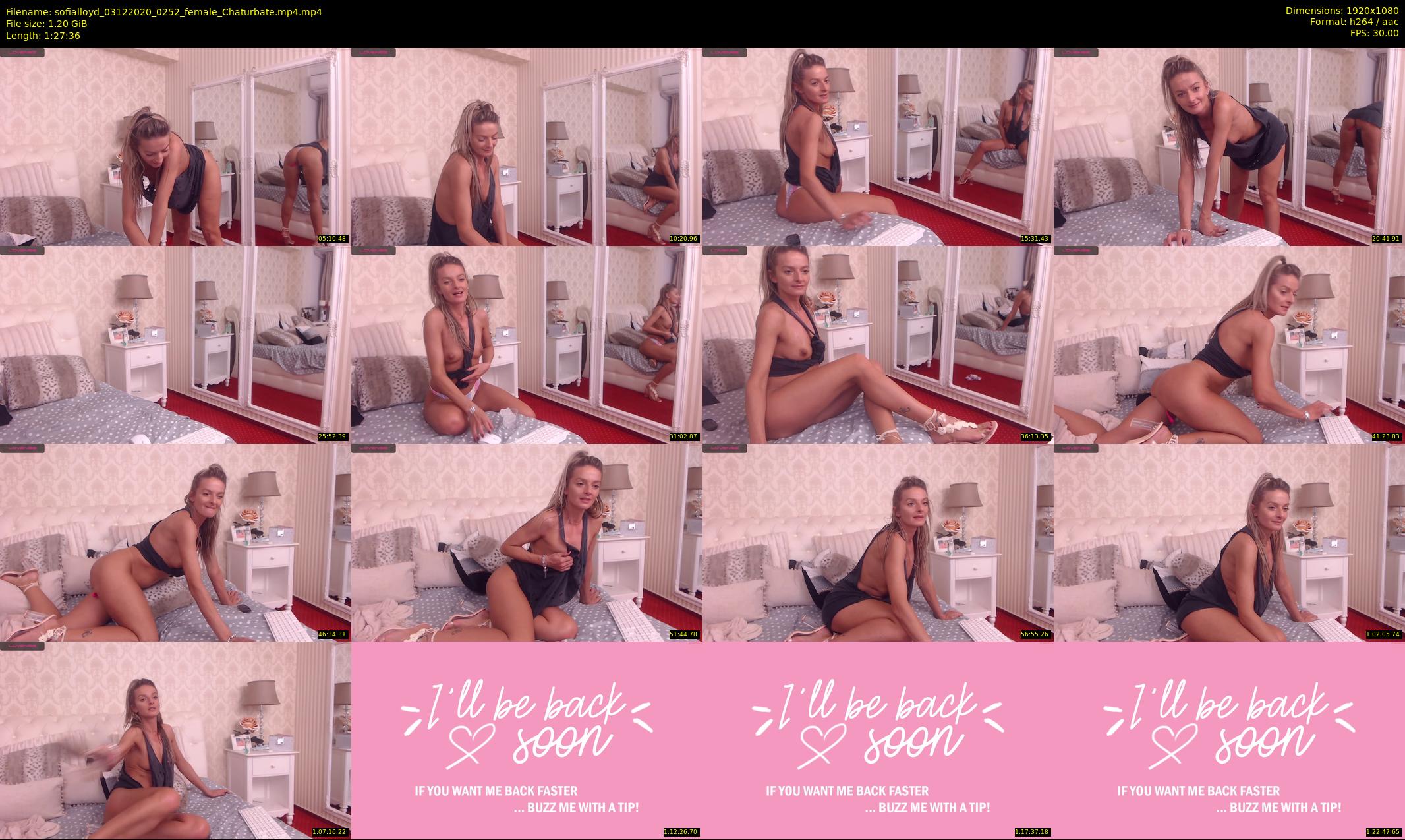 sofialloyd — 88 minute Chaturbate female cam show recording, 1080p, Dec 3, 2020