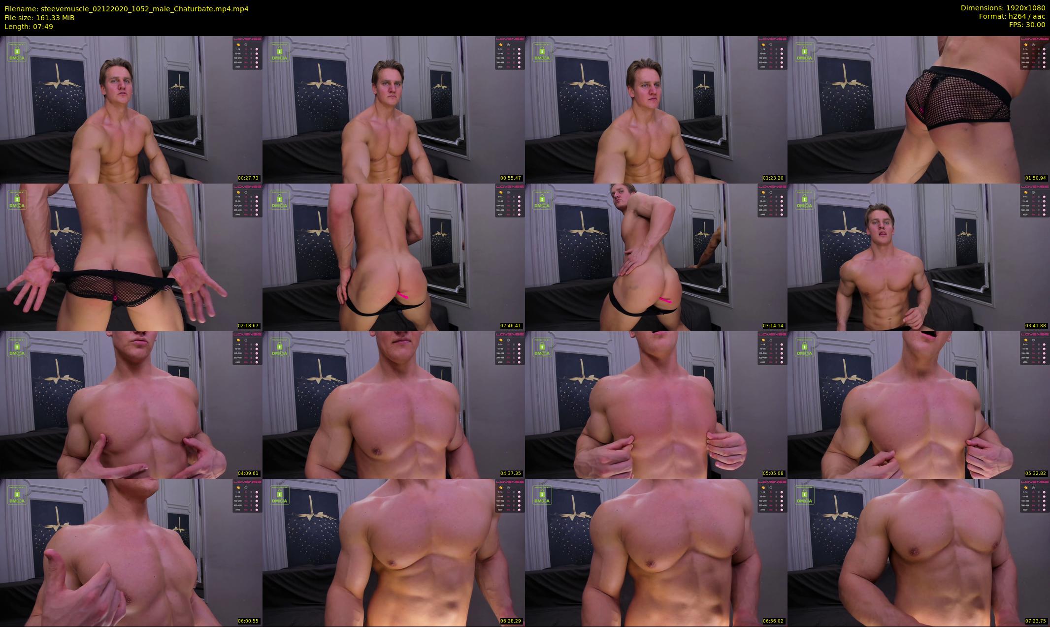 steevemuscle — 8 minute Chaturbate male cam show recording, 1080p, Dec 2, 2020