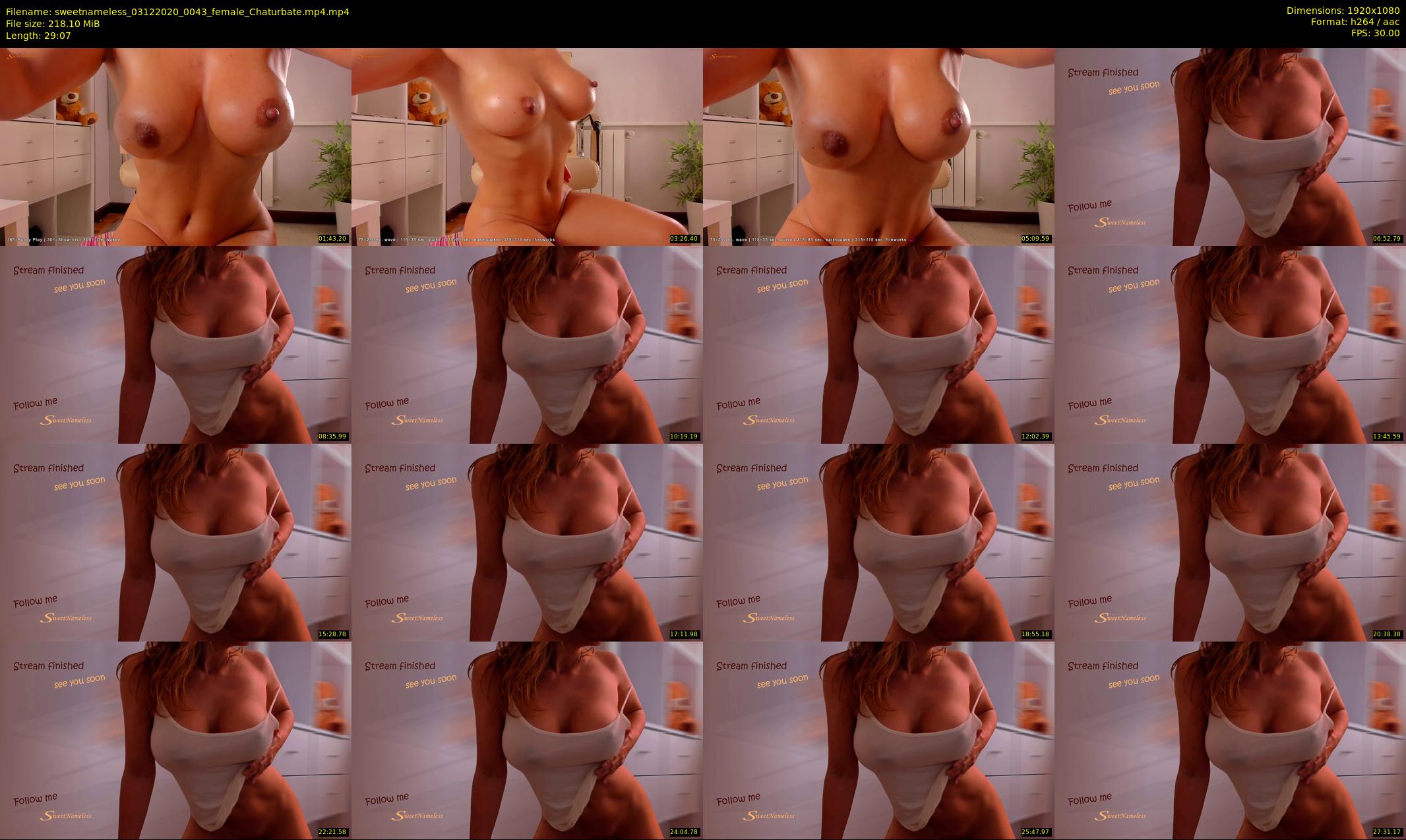 sweetnameless — 30 minute Chaturbate couple cam show recording, 1080p, Dec 3, 2020