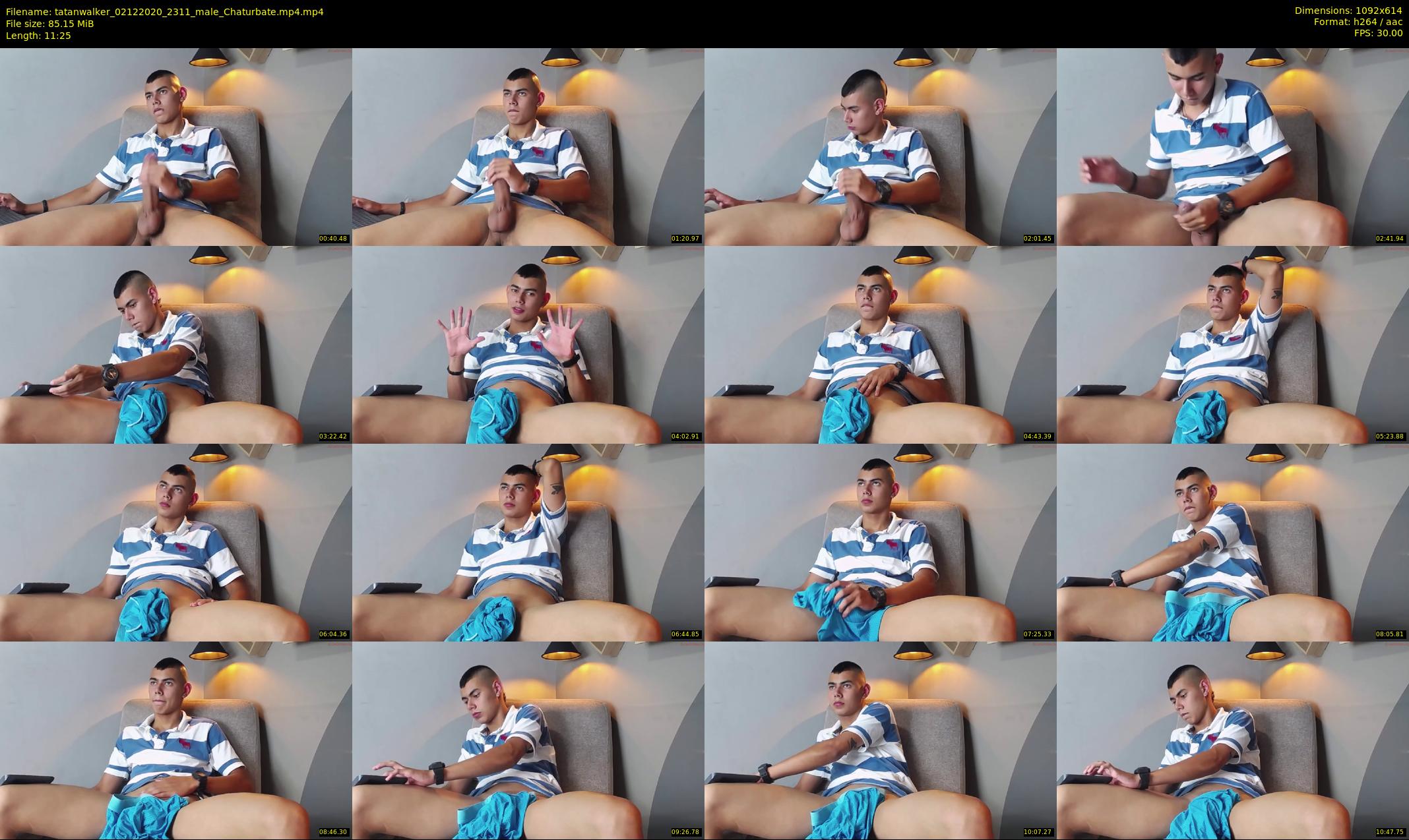 tatanwalker — 12 minute Chaturbate male cam show recording, 480p, Dec 2, 2020