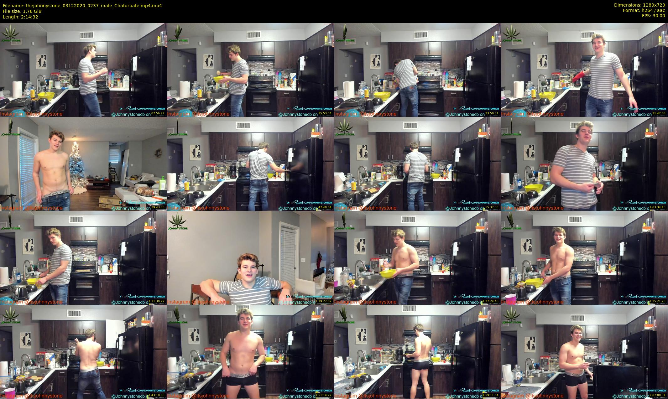 thejohnnystone — 135 minute Chaturbate male cam show recording, 720p, Dec 3, 2020