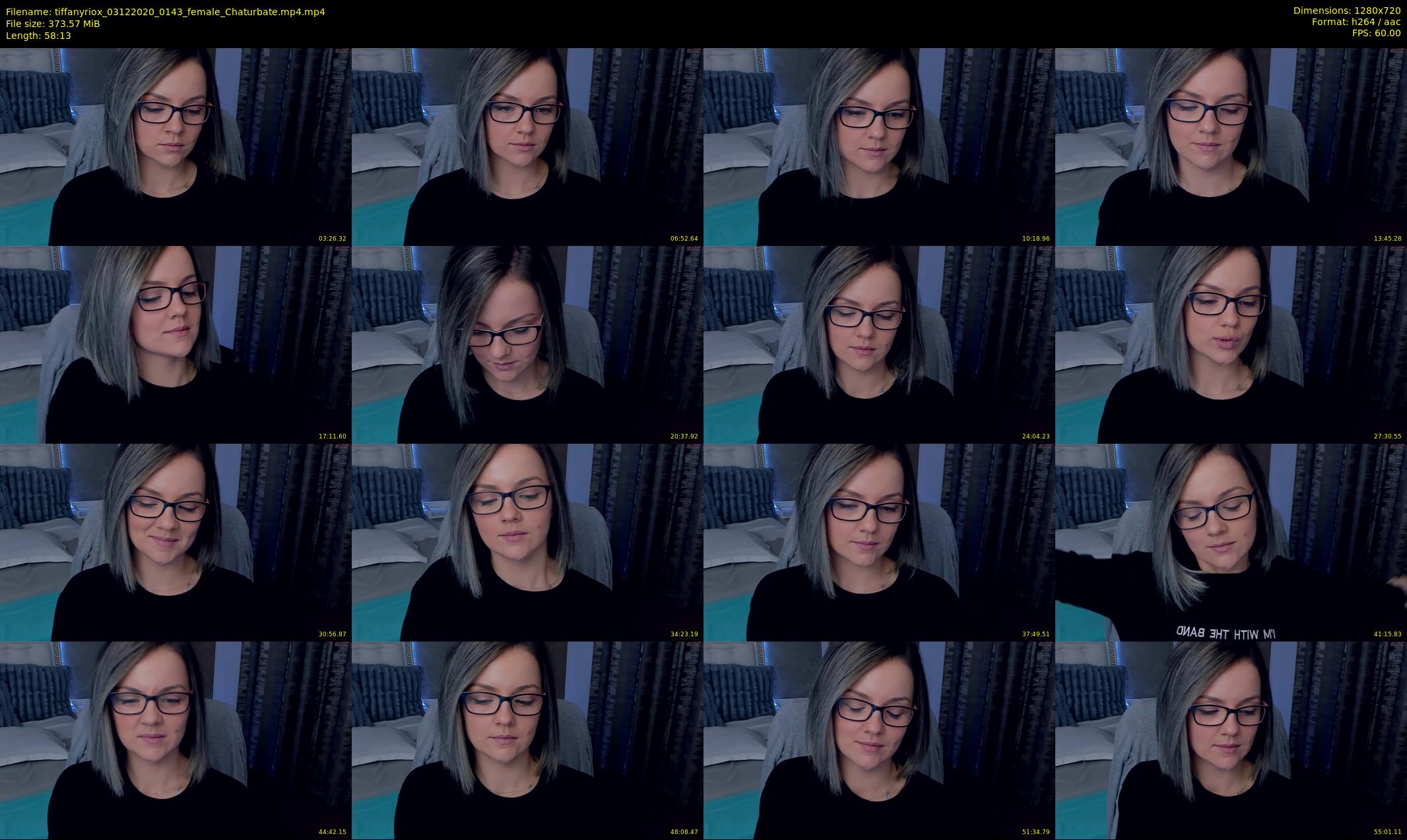 tiffanyriox — 59 minute Chaturbate female cam show recording, 720p, Dec 3, 2020