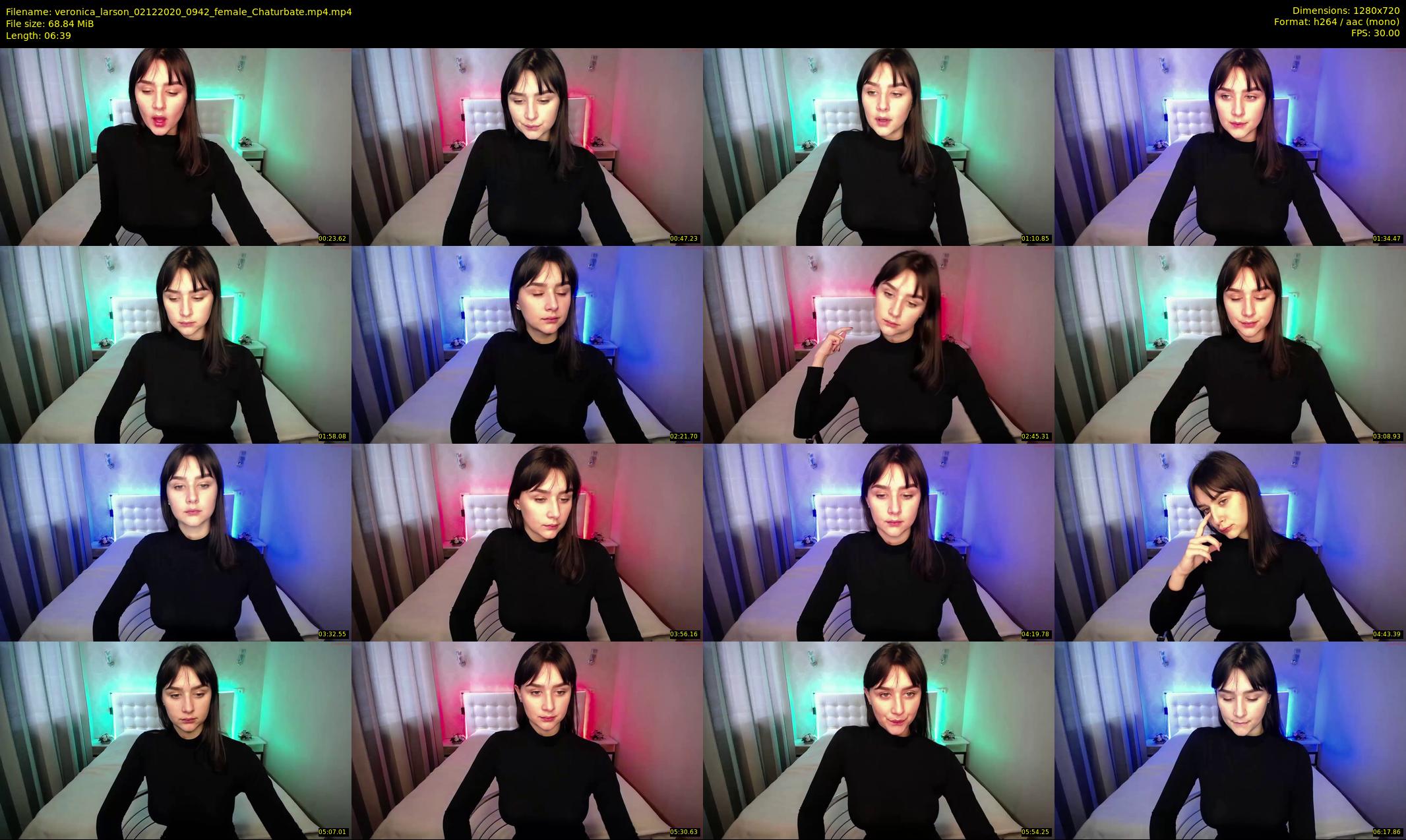 veronica_larson — 7 minute Chaturbate female cam show recording, 720p, Dec 2, 2020