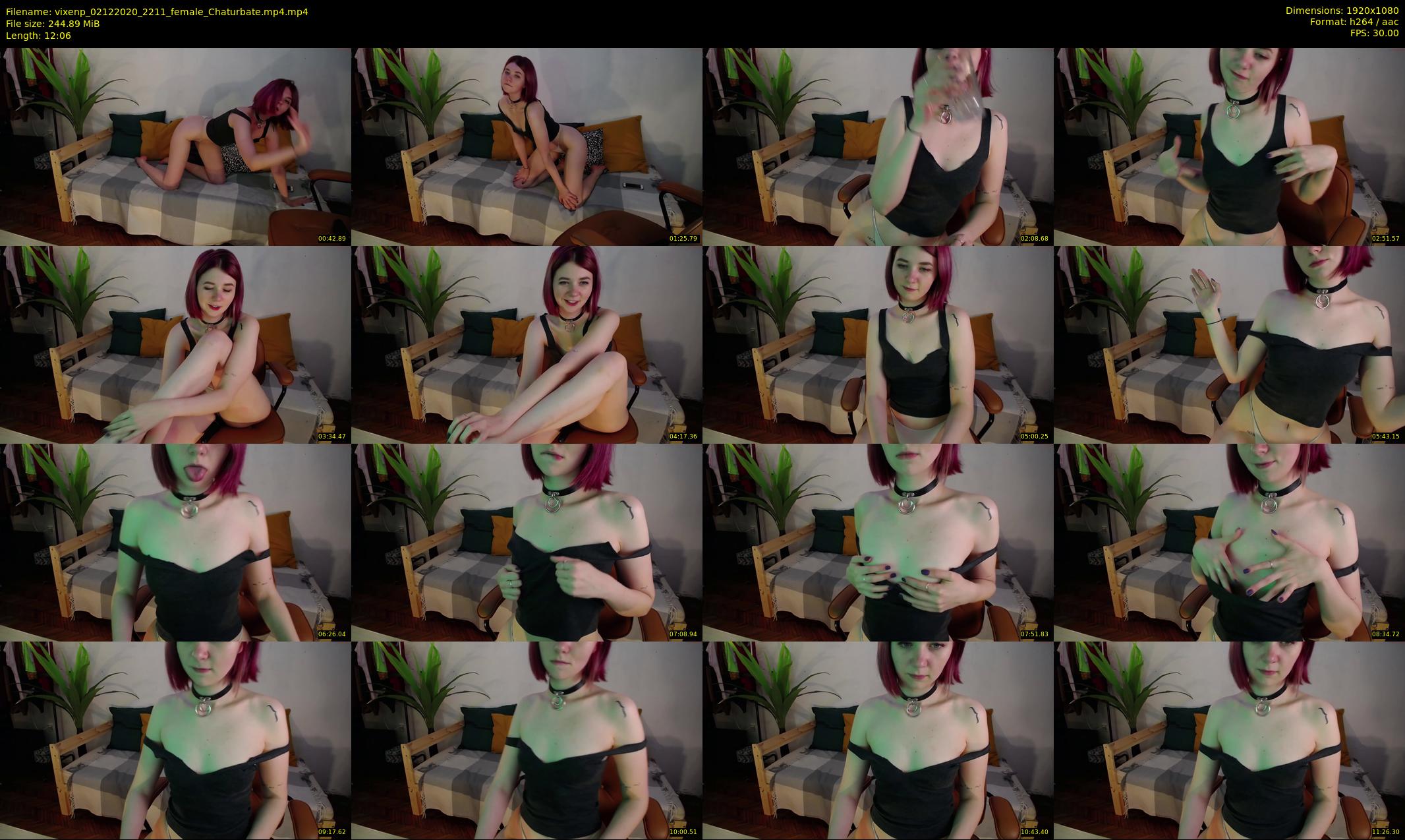 vixenp — 13 minute Chaturbate female cam show recording, 1080p, Dec 2, 2020