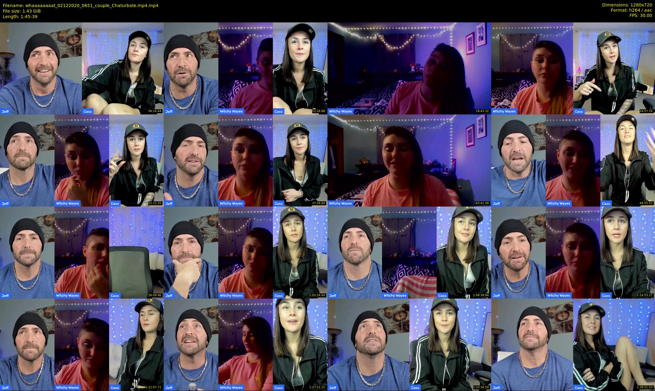 whaaaaaaaat — 106 minute Chaturbate couple cam show recording, 720p, Dec 2, 2020