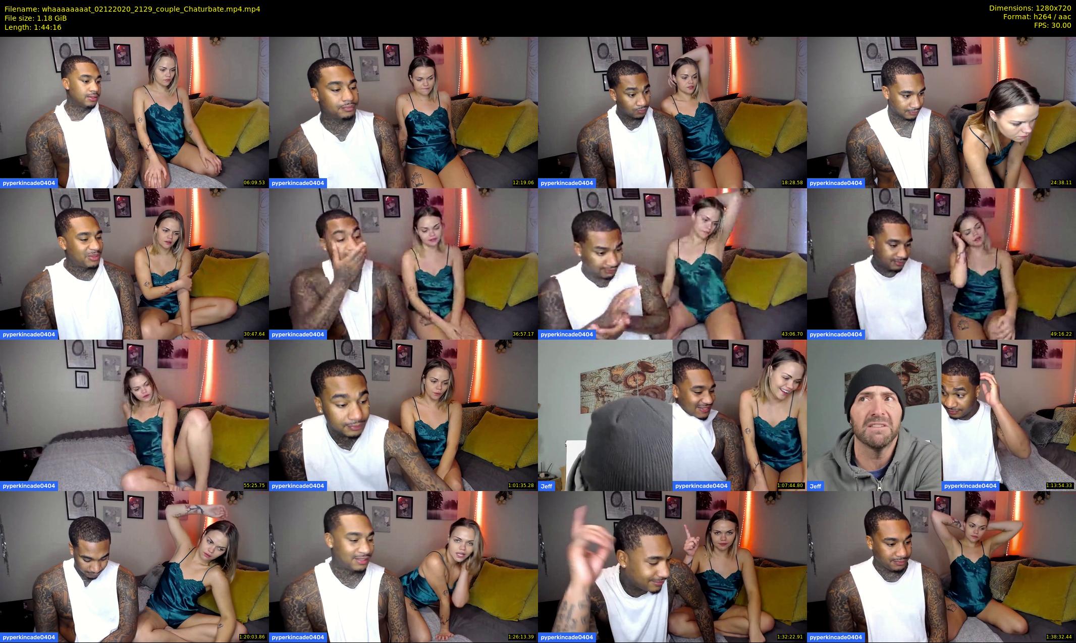 whaaaaaaaat — 105 minute Chaturbate couple cam show recording, 720p, Dec 2, 2020