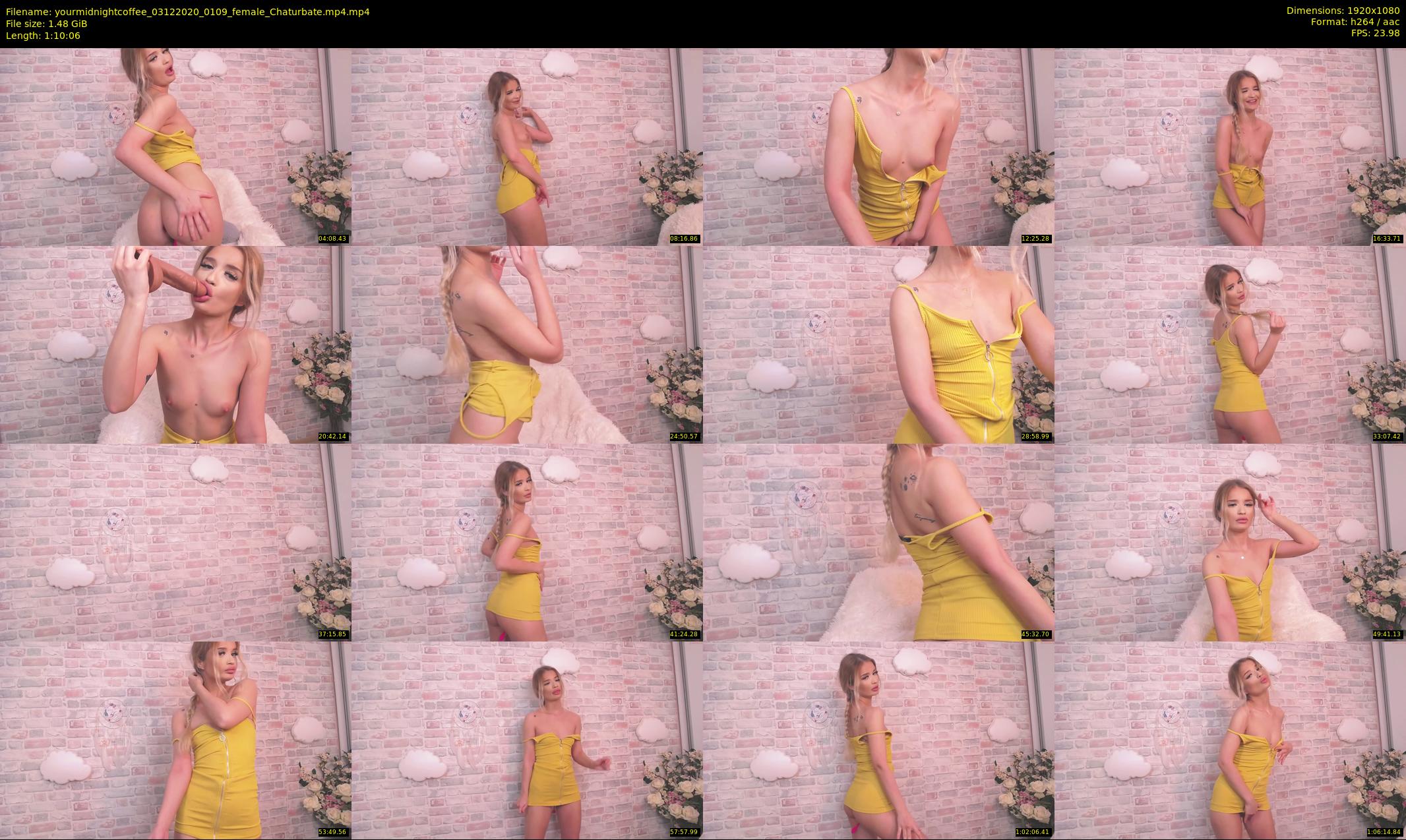 yourmidnightcoffee — 71 minute Chaturbate female cam show recording, 1080p, Dec 3, 2020