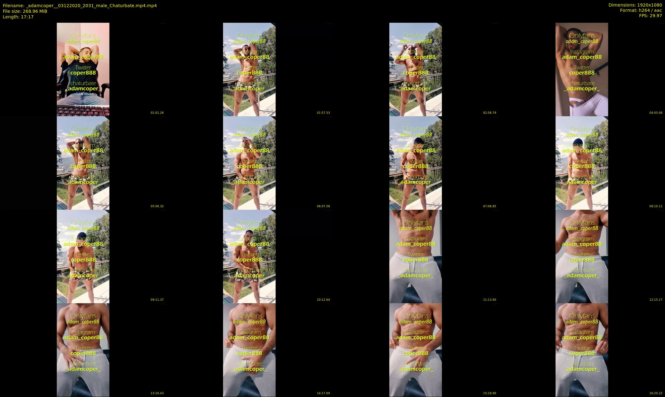 _adamcoper_ — 18 minute Chaturbate male cam show recording, 1080p, Dec 3, 2020