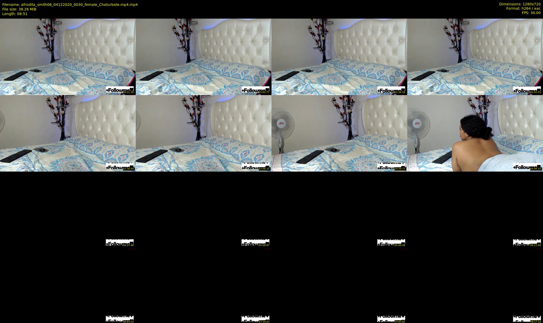 afrodita_smith08 — 9 minute Chaturbate female cam show recording, 720p, Dec 4, 2020