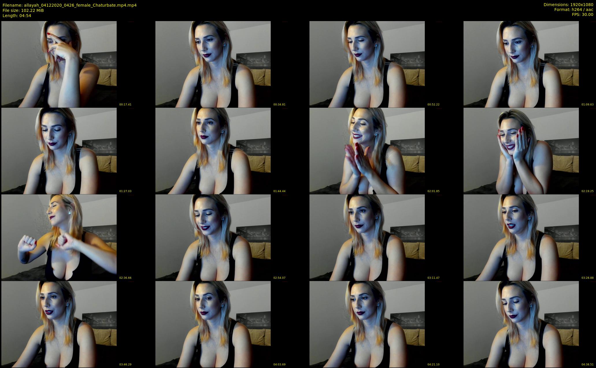 allayah — 5 minute Chaturbate female cam show recording, 1080p, Dec 4, 2020