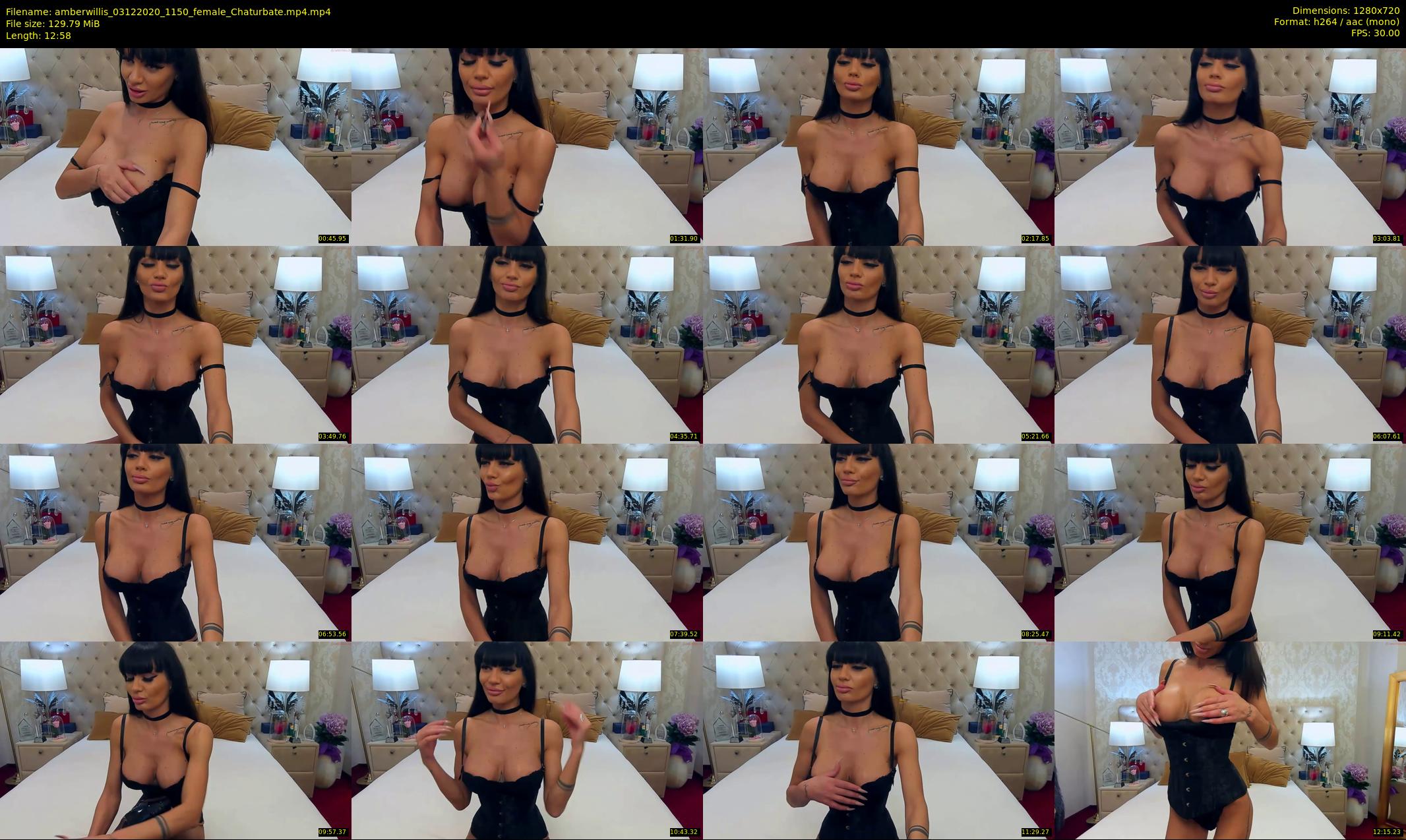 amberwillis — 13 minute Chaturbate female cam show recording, 720p, Dec 3, 2020