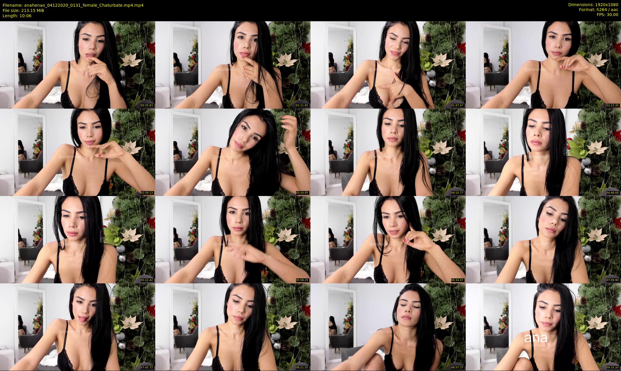 anahenao — 11 minute Chaturbate female cam show recording, 1080p, Dec 4, 2020