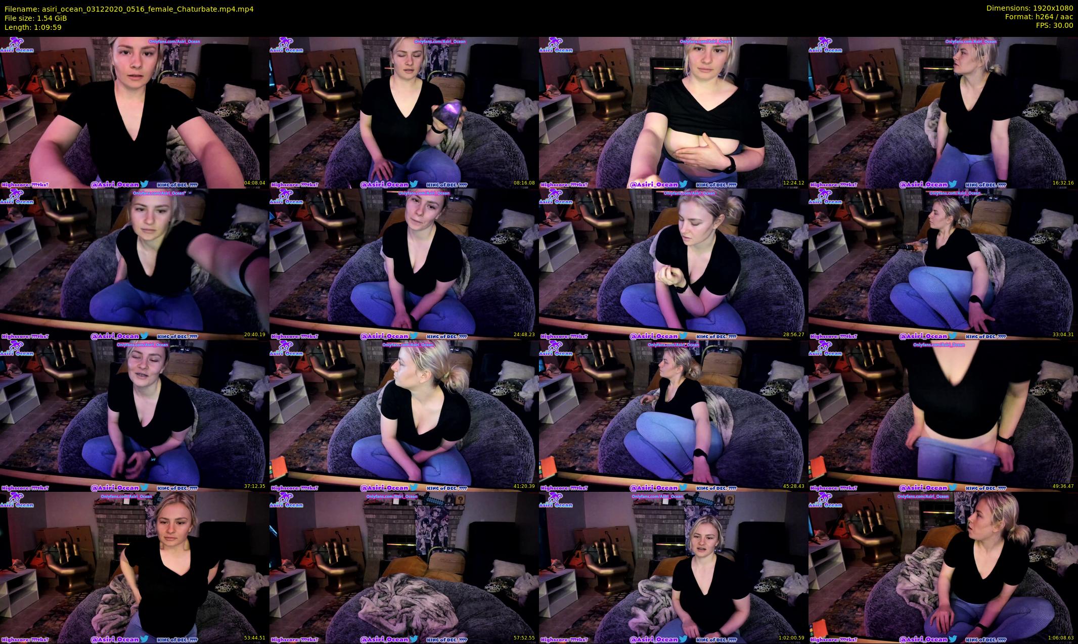 asiri_ocean — 70 minute Chaturbate female cam show recording, 1080p, Dec 3, 2020