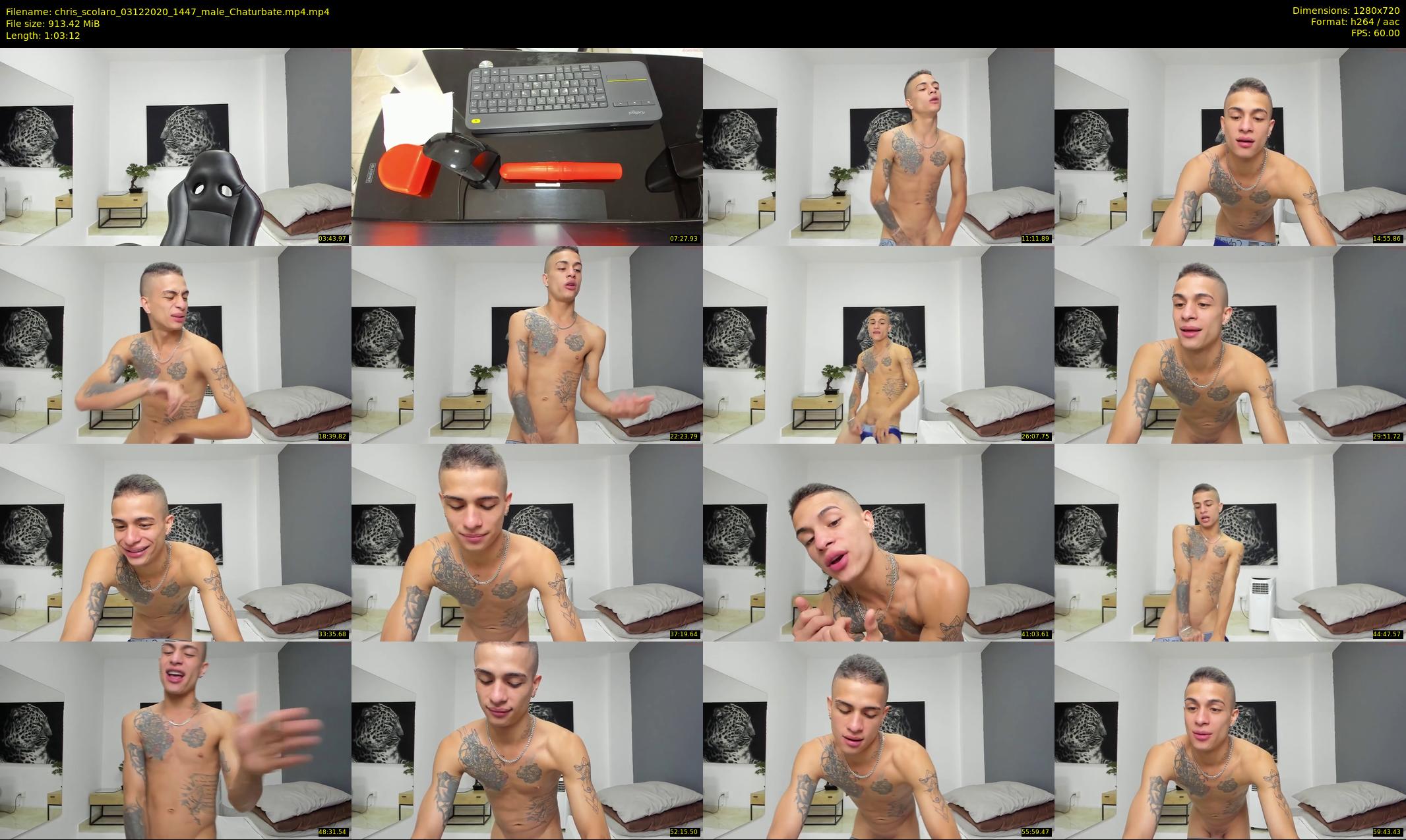 chris_scolaro — 64 minute Chaturbate male cam show recording, 720p, Dec 3, 2020