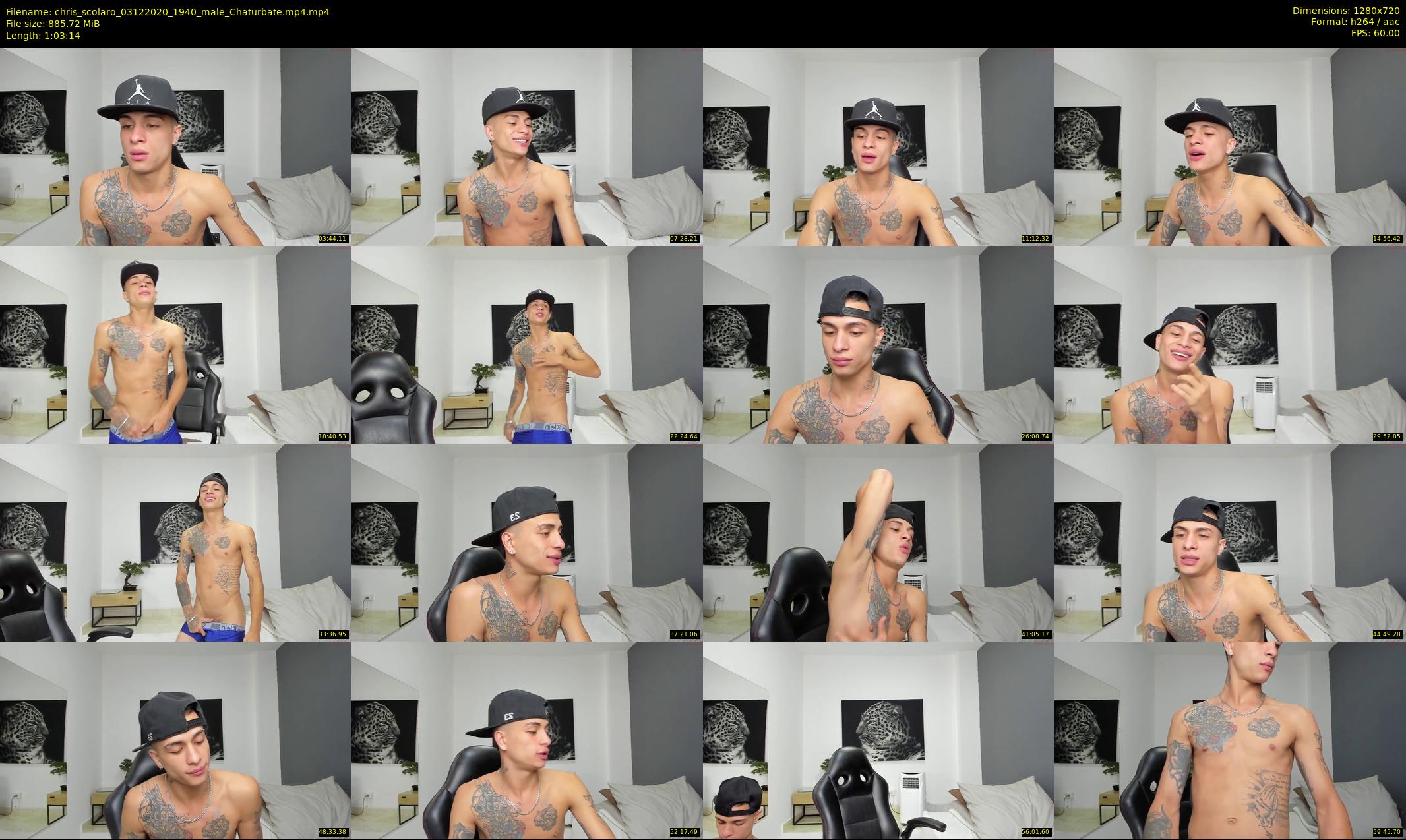 chris_scolaro — 64 minute Chaturbate male cam show recording, 720p, Dec 3, 2020