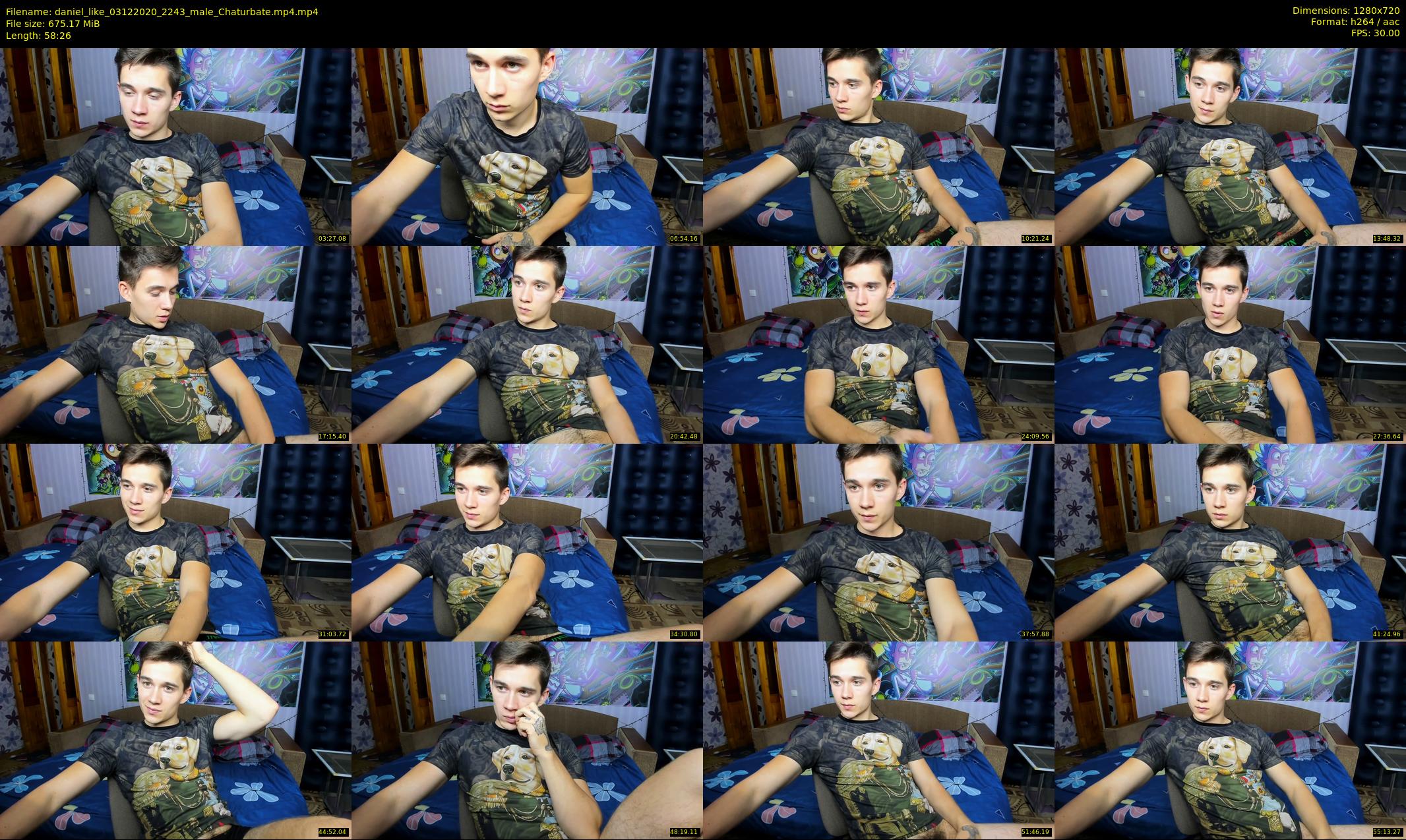 daniel_like — 59 minute Chaturbate male cam show recording, 720p, Dec 3, 2020