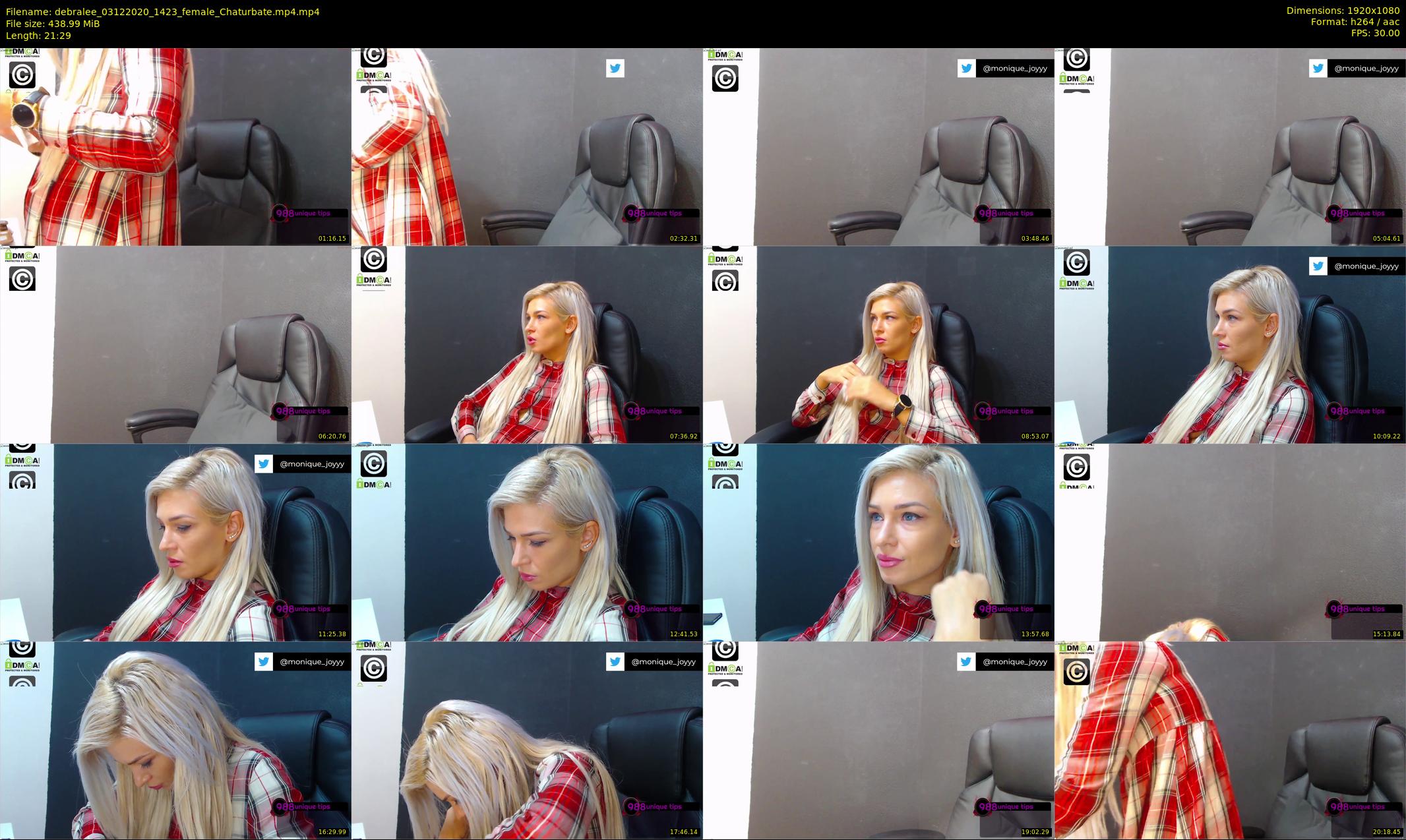 debralee — 22 minute Chaturbate female cam show recording, 1080p, Dec 3, 2020