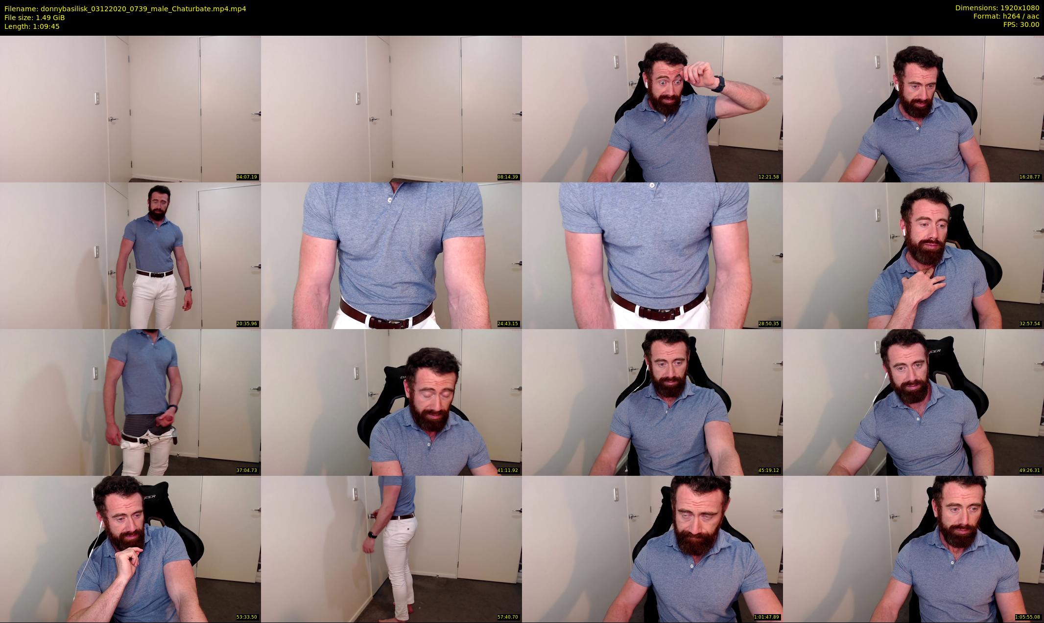 donnybasilisk — 70 minute Chaturbate male cam show recording, 1080p, Dec 3, 2020