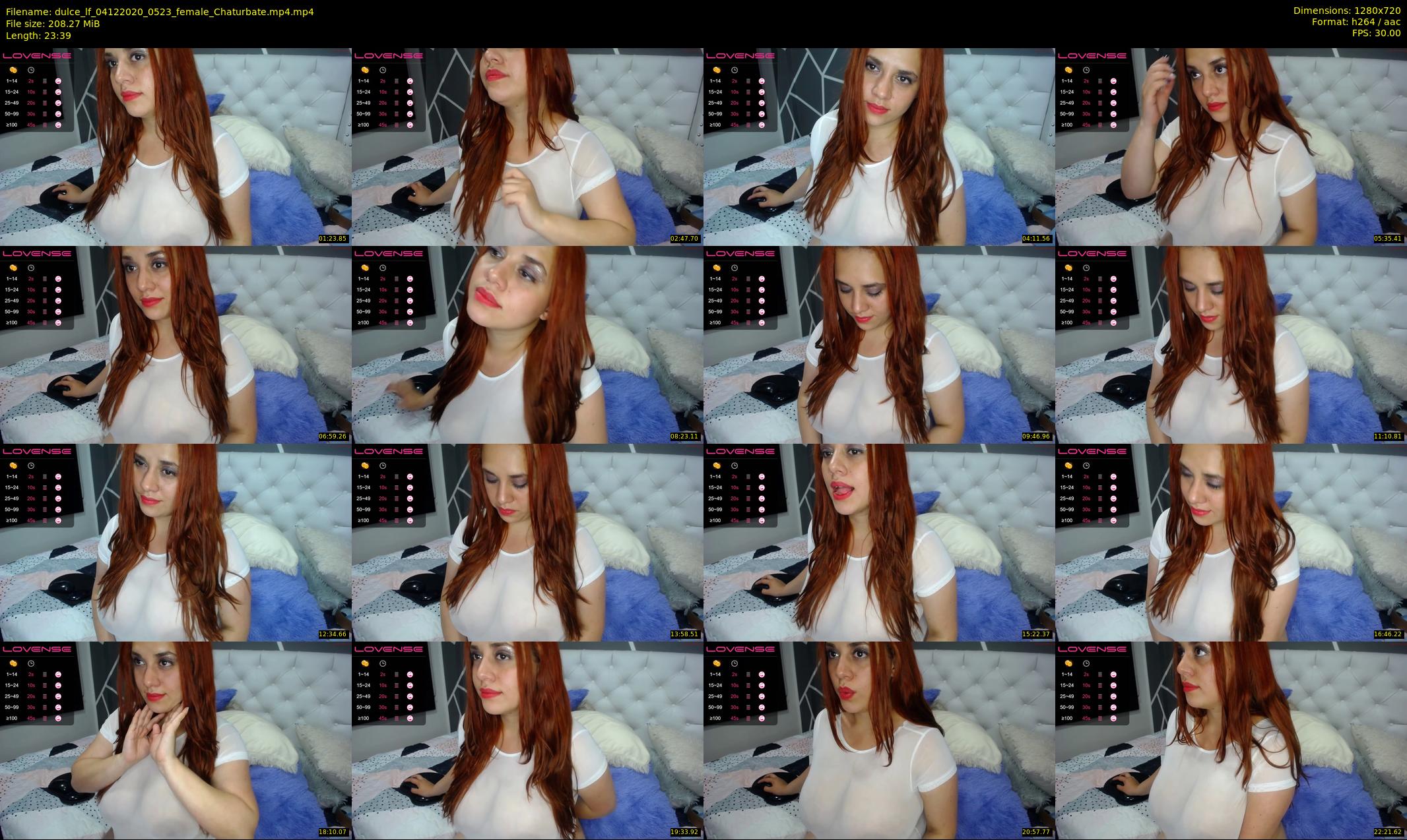 dulce_lf — 24 minute Chaturbate female cam show recording, 720p, Dec 4, 2020